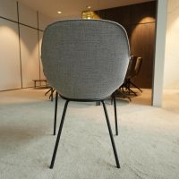 Walter Knoll Sheru Armlehnstuhl Platin Grau Stoff