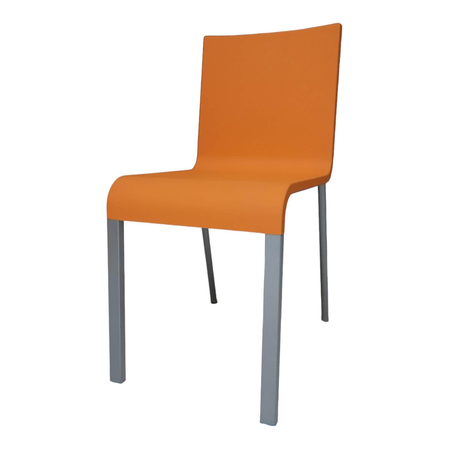 Vitra Stuhl 03 Mango Kunststoff Silber
