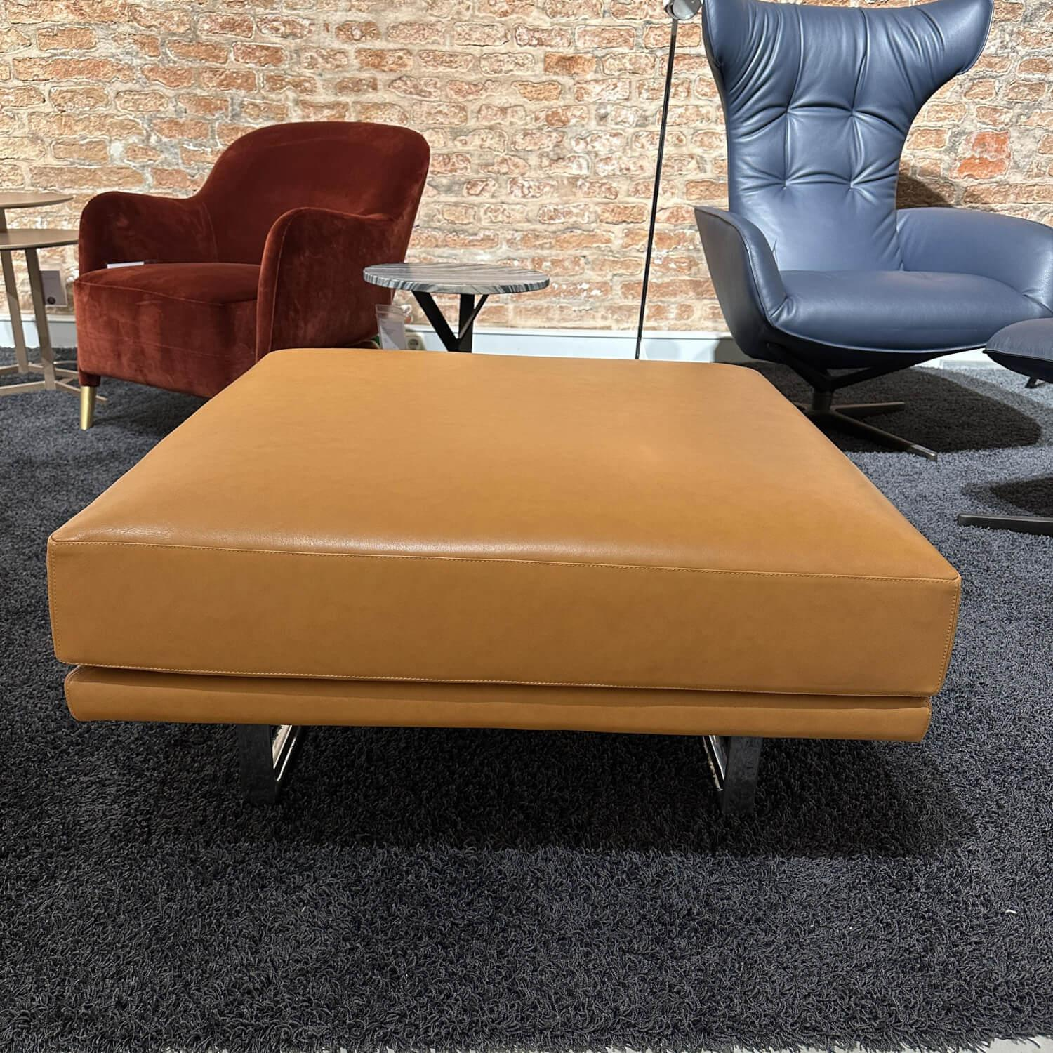 Walter Knoll Polstersitz Prime Time 490 H1 Leder Tan Braun