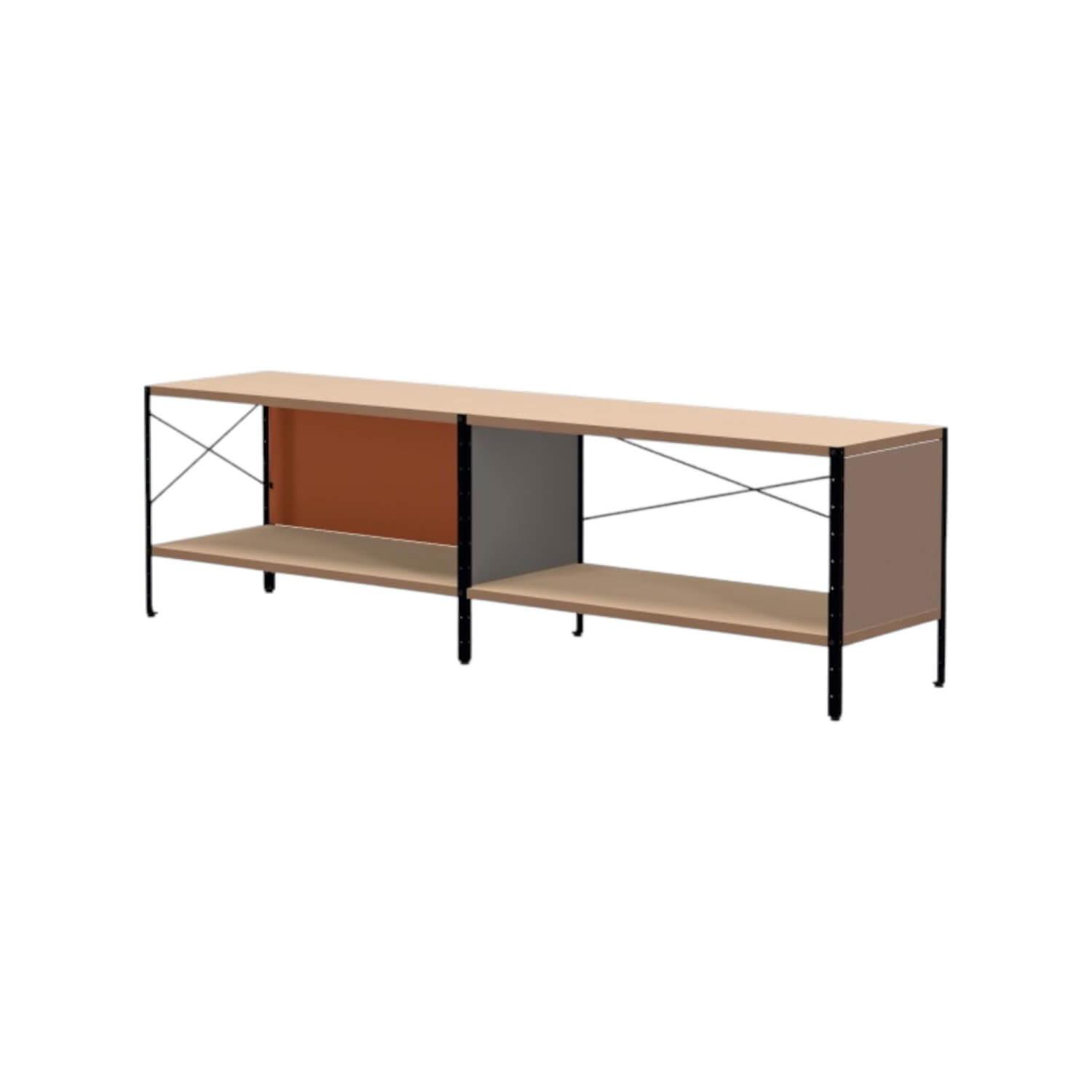Vitra Sideboard Plate Veneer Birch Soft Blue