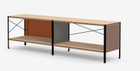 Vitra Sideboard Platte Furnier Birke Zartblau