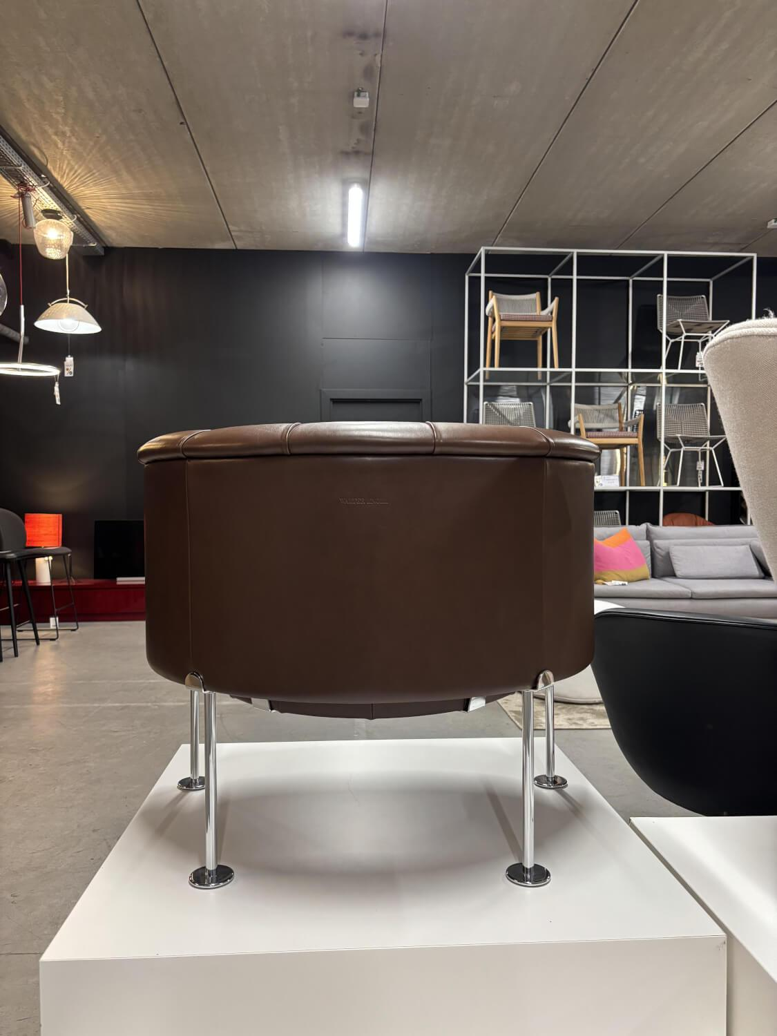 Armchair Haussmann 310 Leather Elen Mocha Brown