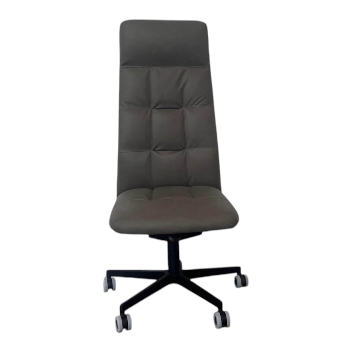 Leadchair Management Bürodrehstuhl weiches Leder Vintage