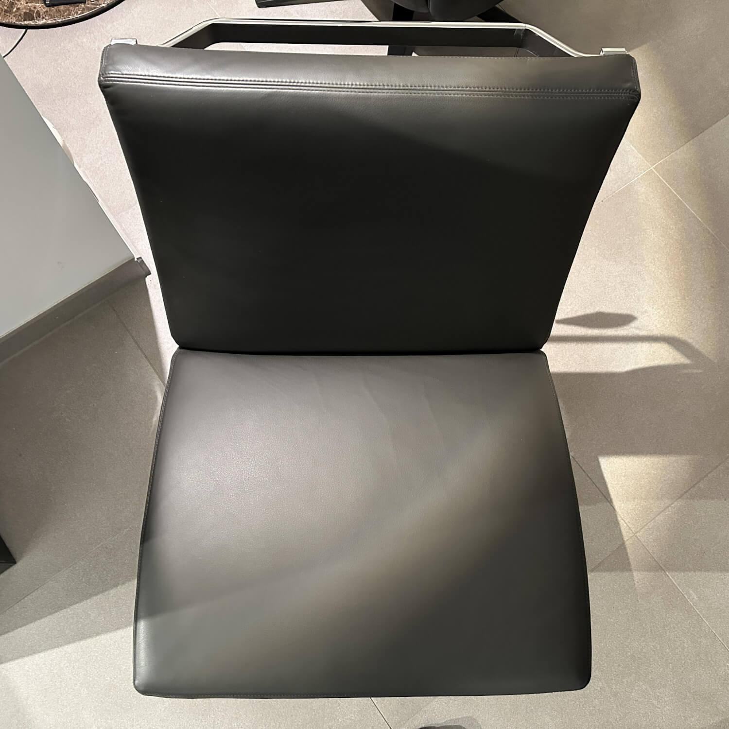 Walter Knoll Sessel Berlin Leder Congress 55 Chrom