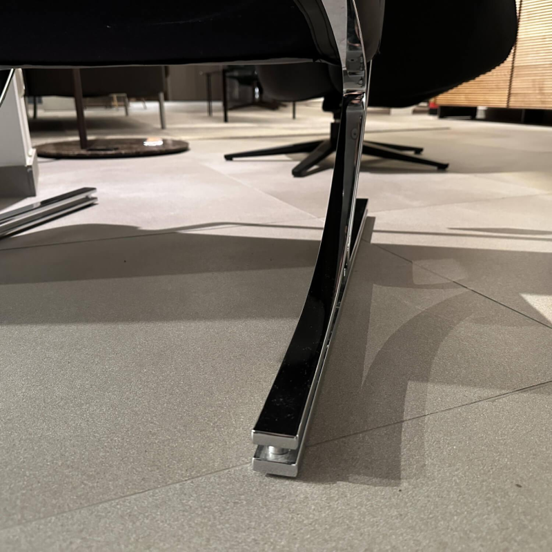 Walter Knoll Sessel Berlin Leder Congress 55 Chrom