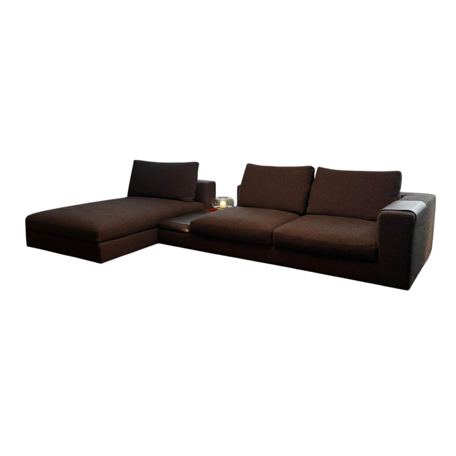 Walter Knoll Ecksofa Living Landscape Stoff Kvadrat Schwarz
