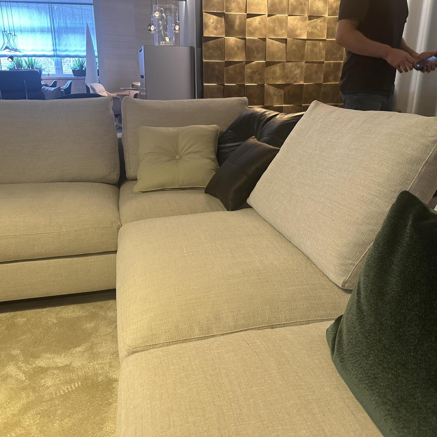Living Landscape Ecksofa Garbo 7737 Stoff Beige