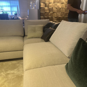Living Landscape Ecksofa Garbo 7737 Stoff Beige