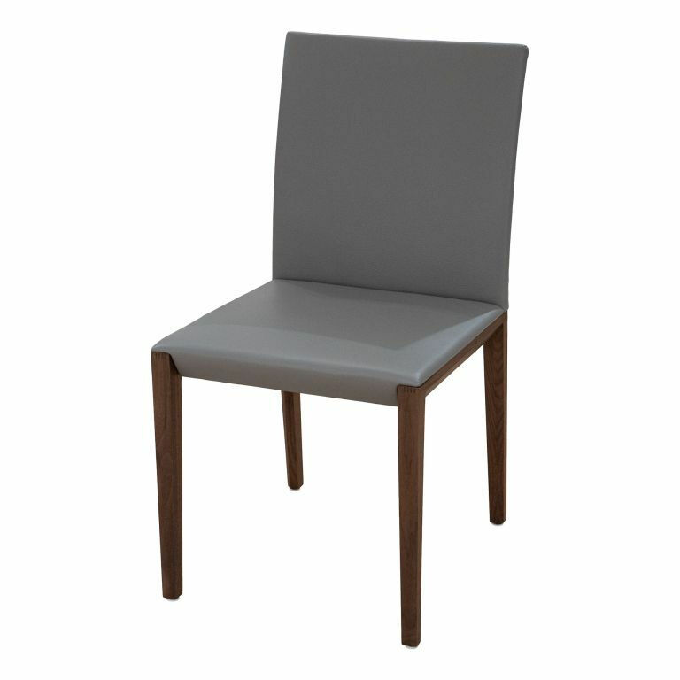 Walter Knoll Andoo 1102 Stuhl Leder Torro 1287 Stone Grau