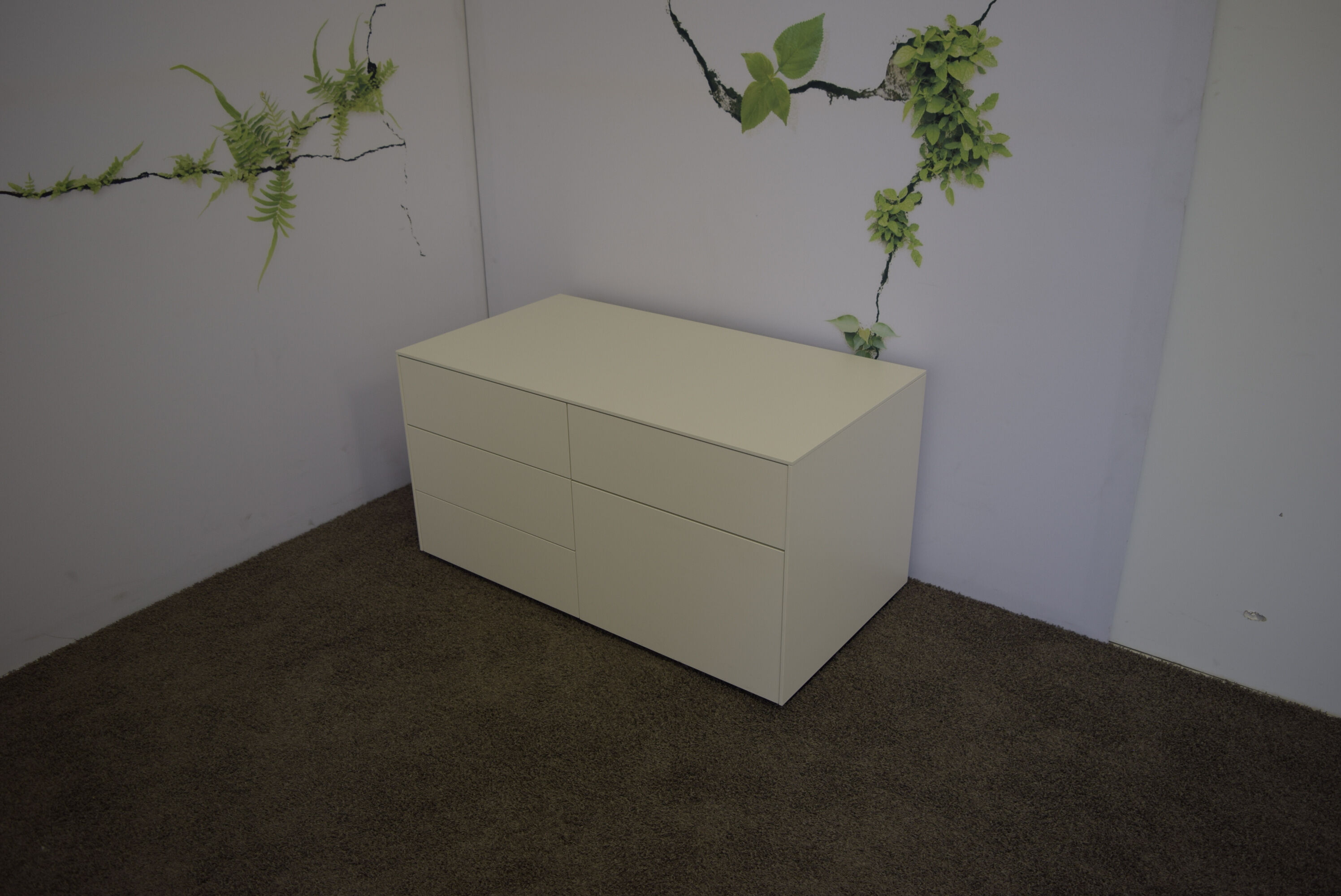 Walter Knoll Anbaucontainer Mono-V Lack Weiß