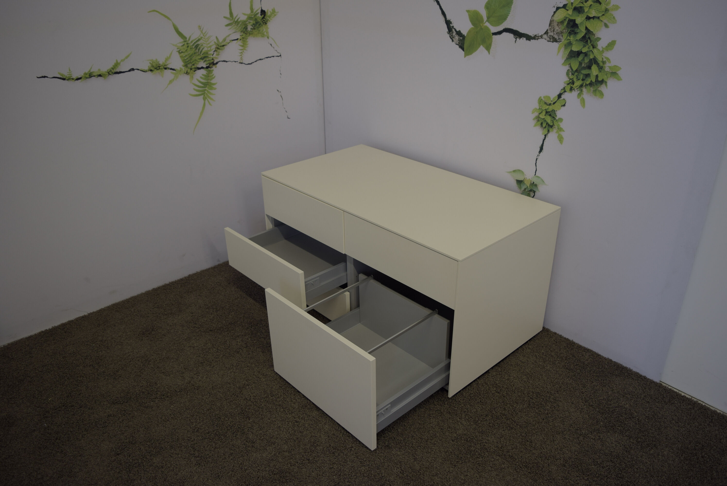 Walter Knoll Anbaucontainer Mono-V Lack Weiß