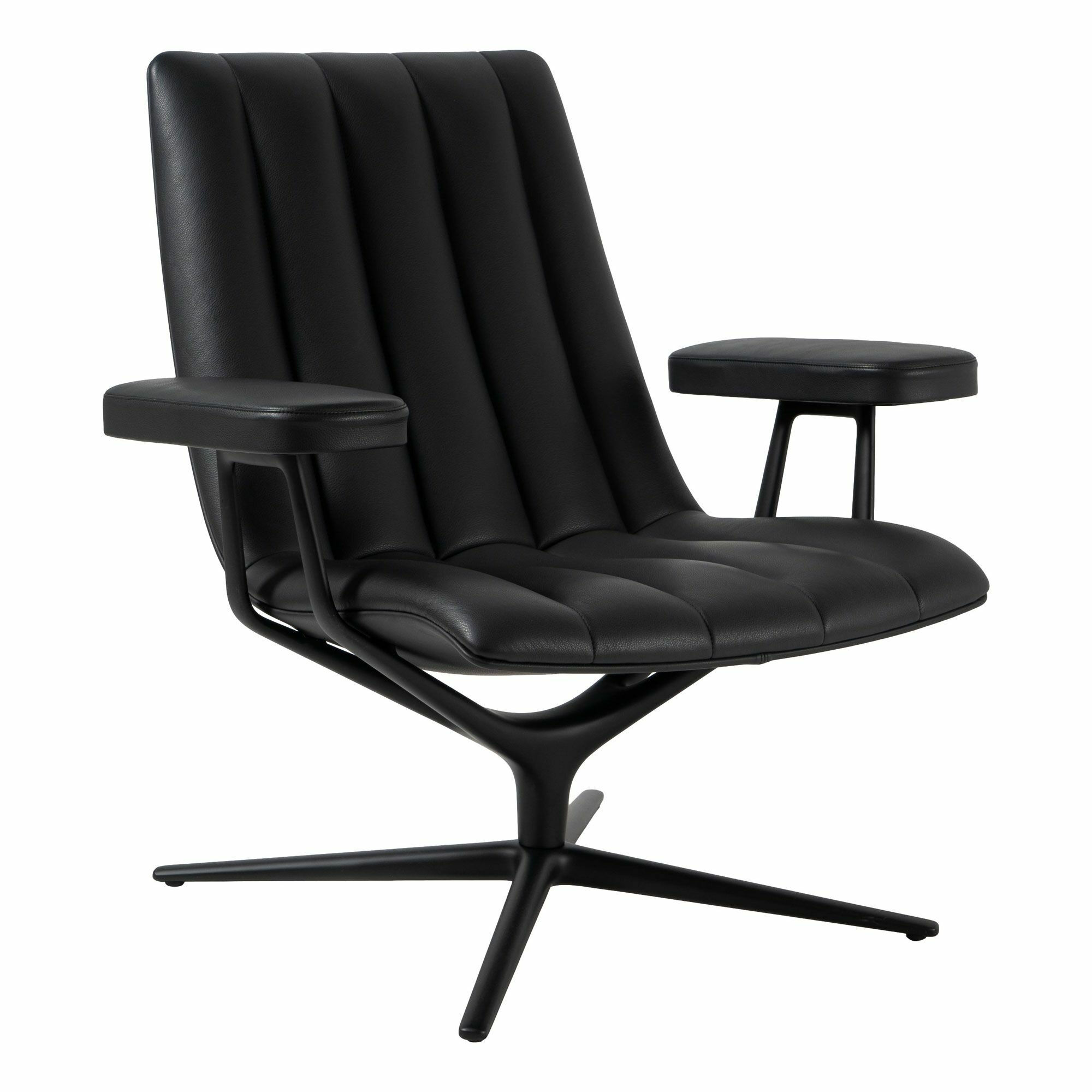 Walter Knoll Sessel Healey Lounge Leder Grau