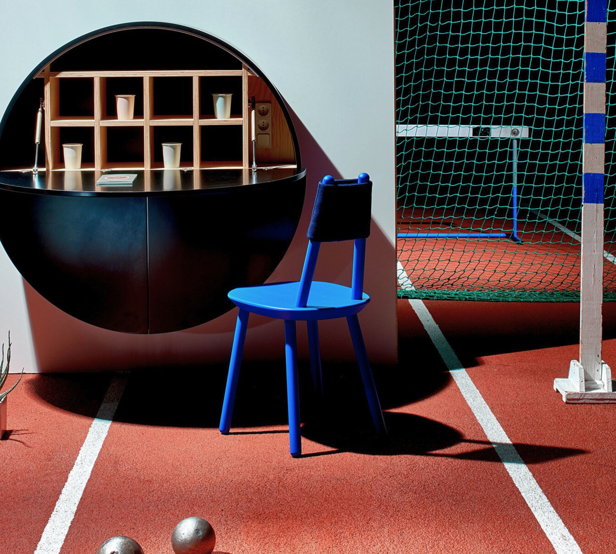Naïve Chair Wood Blue