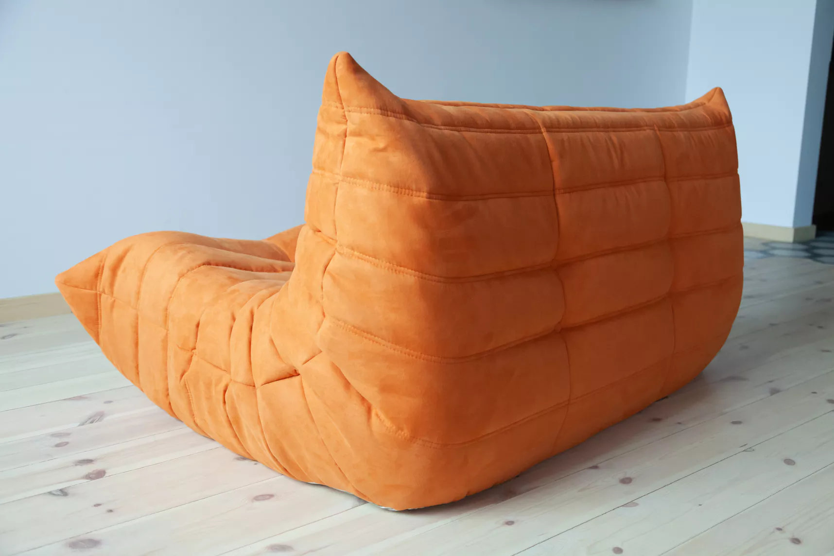 Togo Sofa 2-seater textile orange