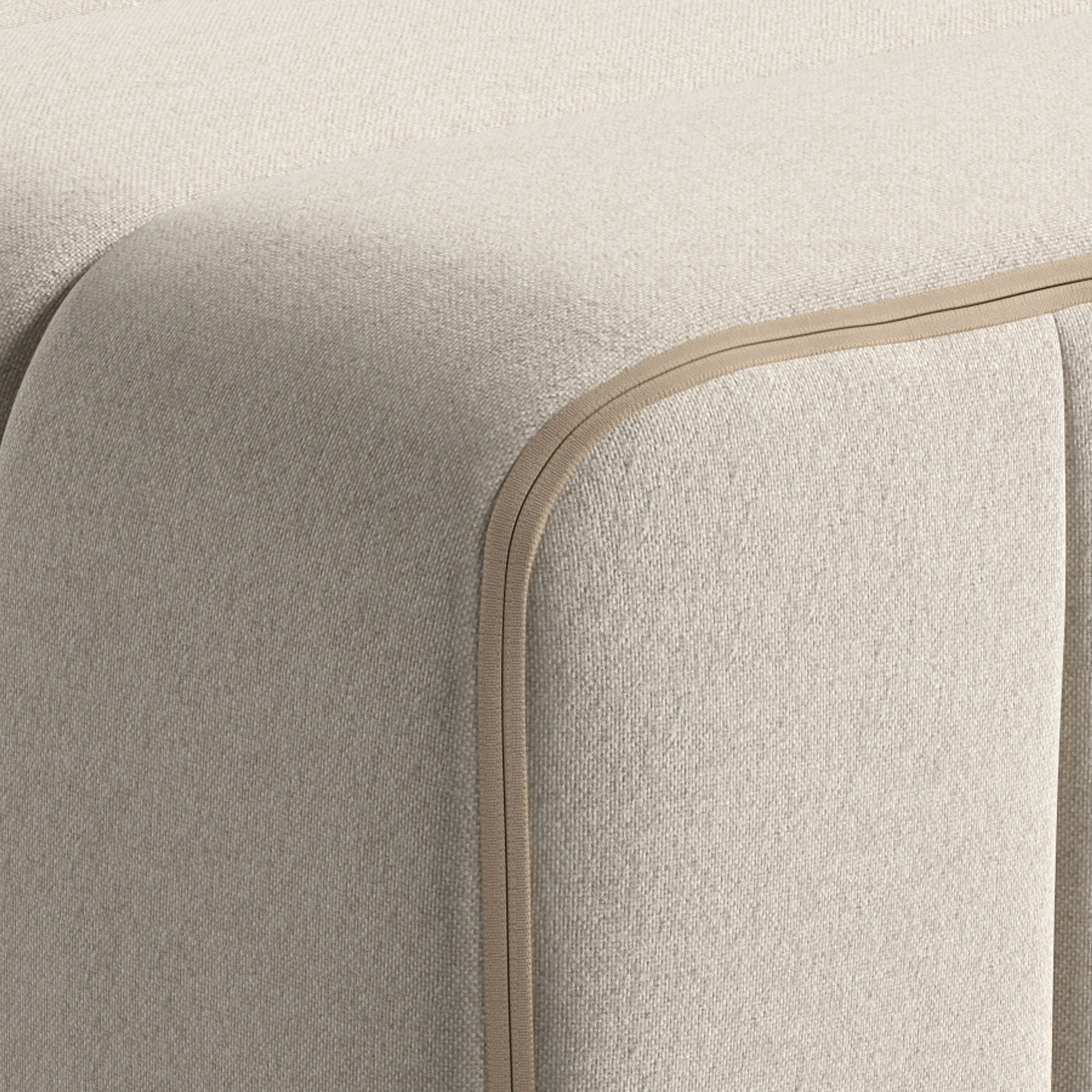 Curt-Set 7-Flexible 2-Seater with Cushions Jet Beige&Barcelona