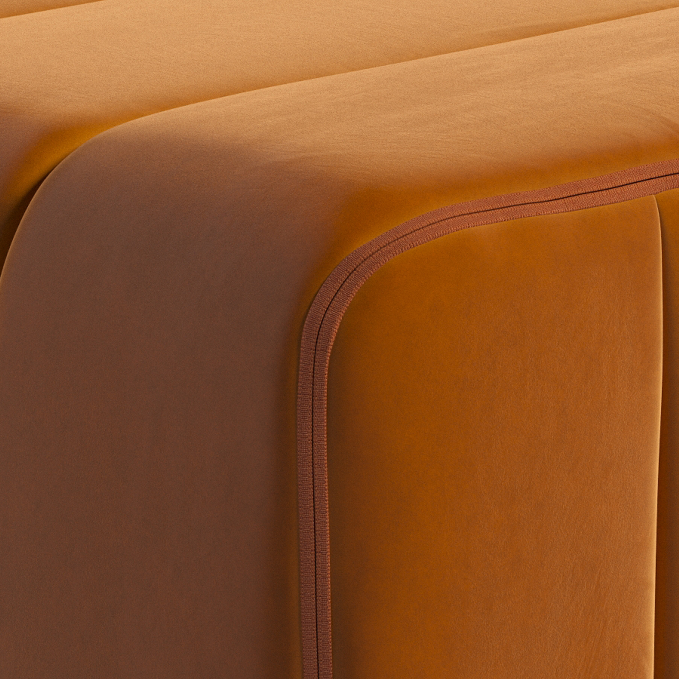 Curt-Set 7-Flexibler 2-Sitzer mit Kissen Jet Beige&Barcelona