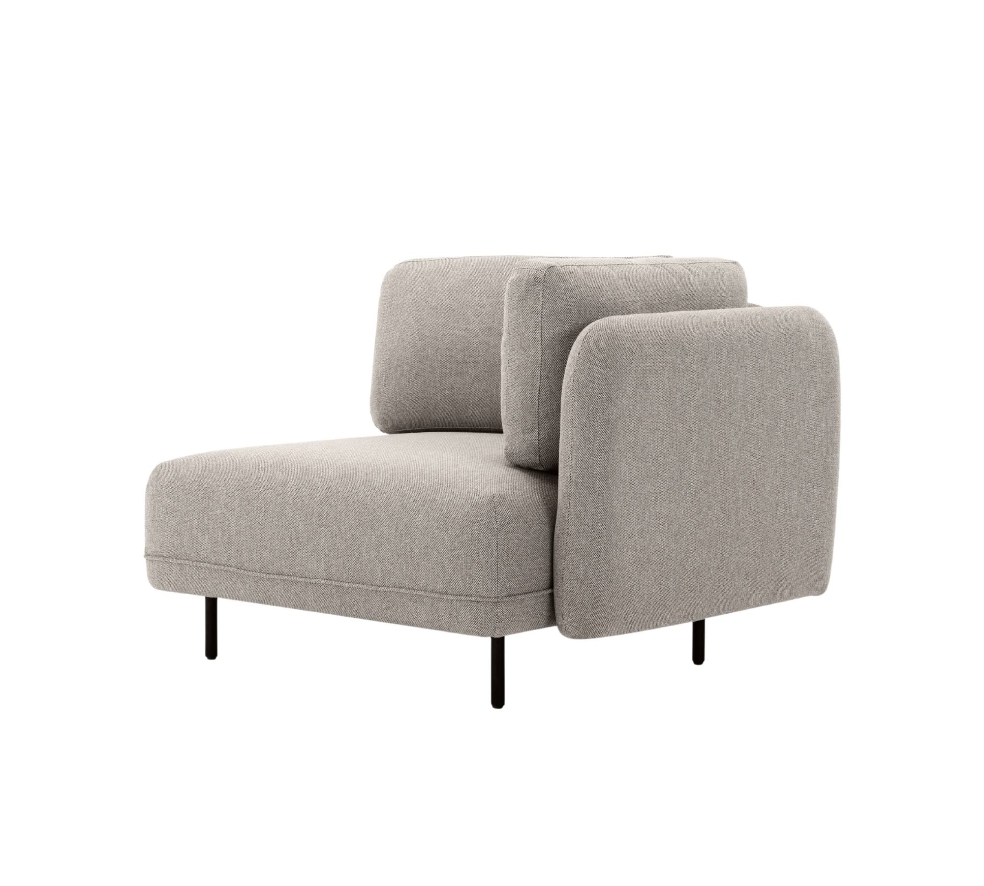 Ellis 1-seater corner module Agnes Brown