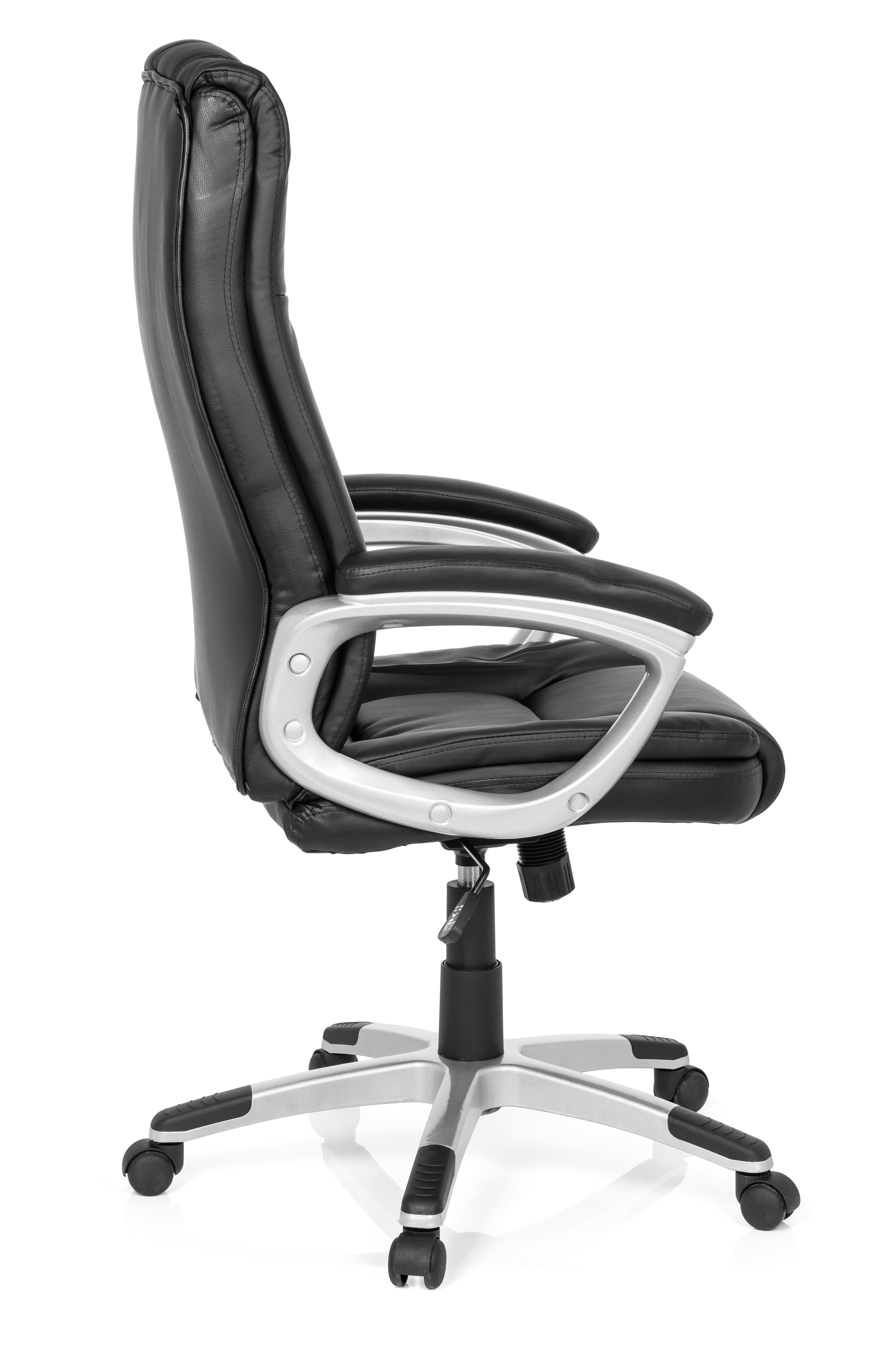 Office chair faux leather black