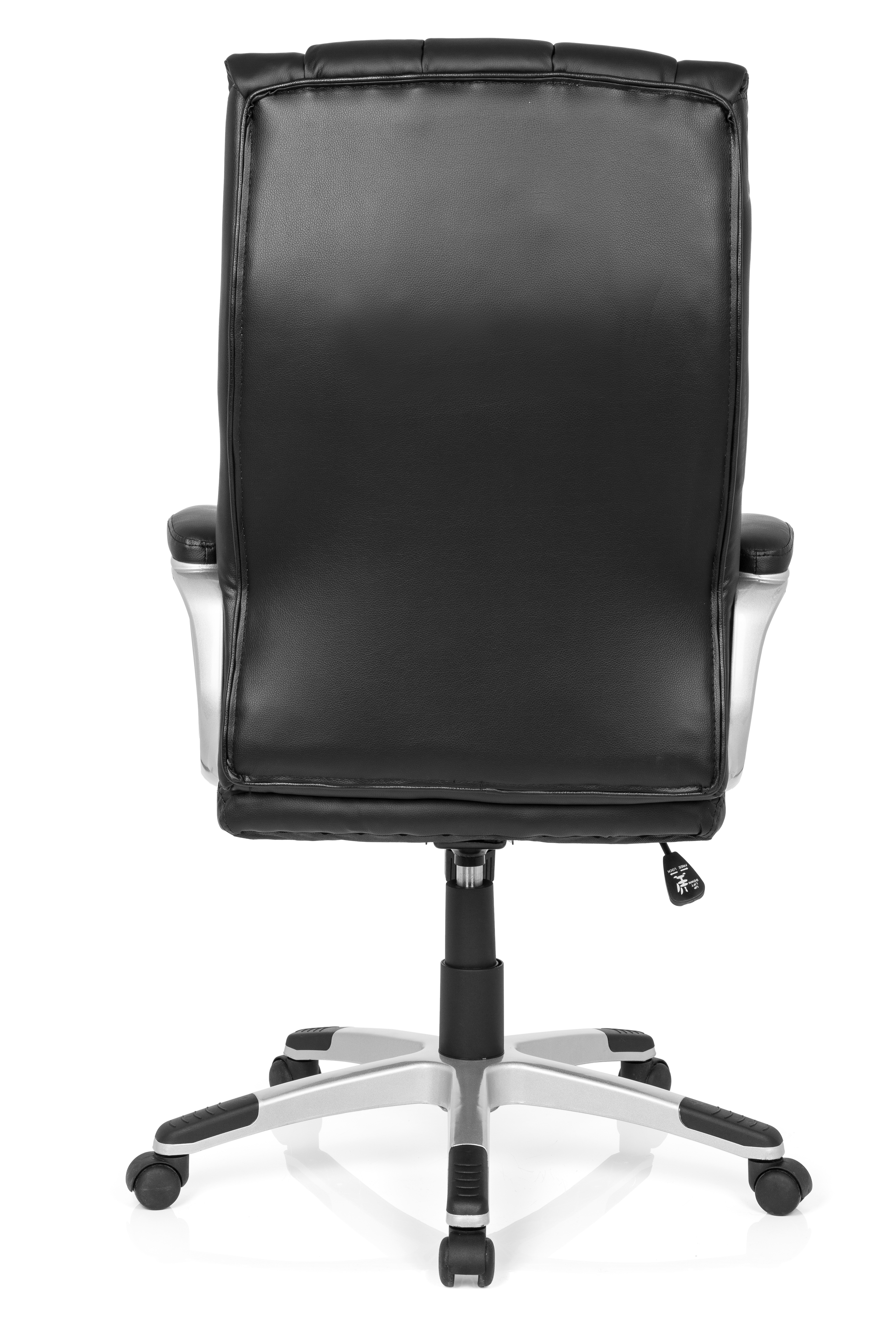 Office chair faux leather black
