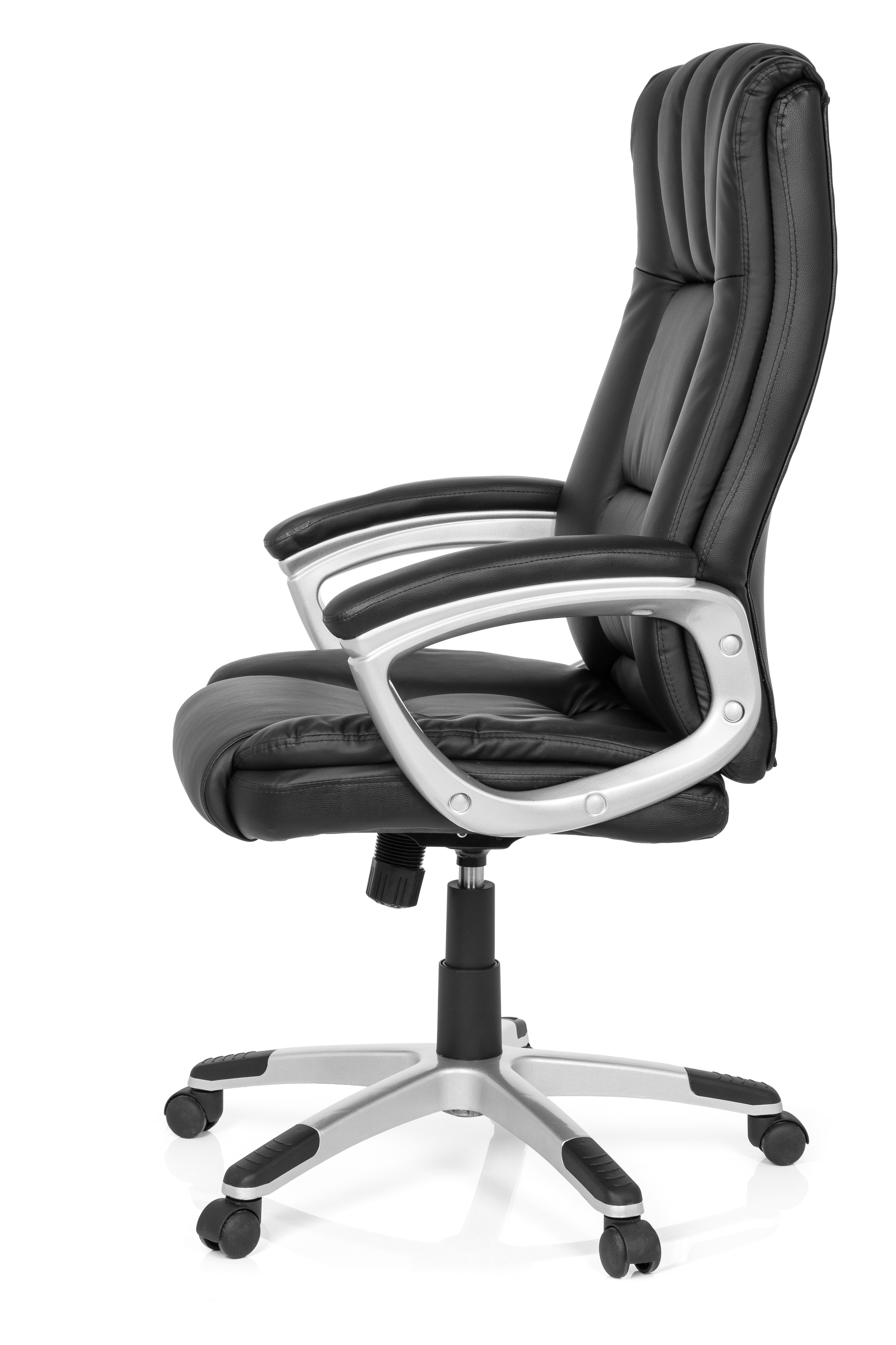Office chair faux leather black