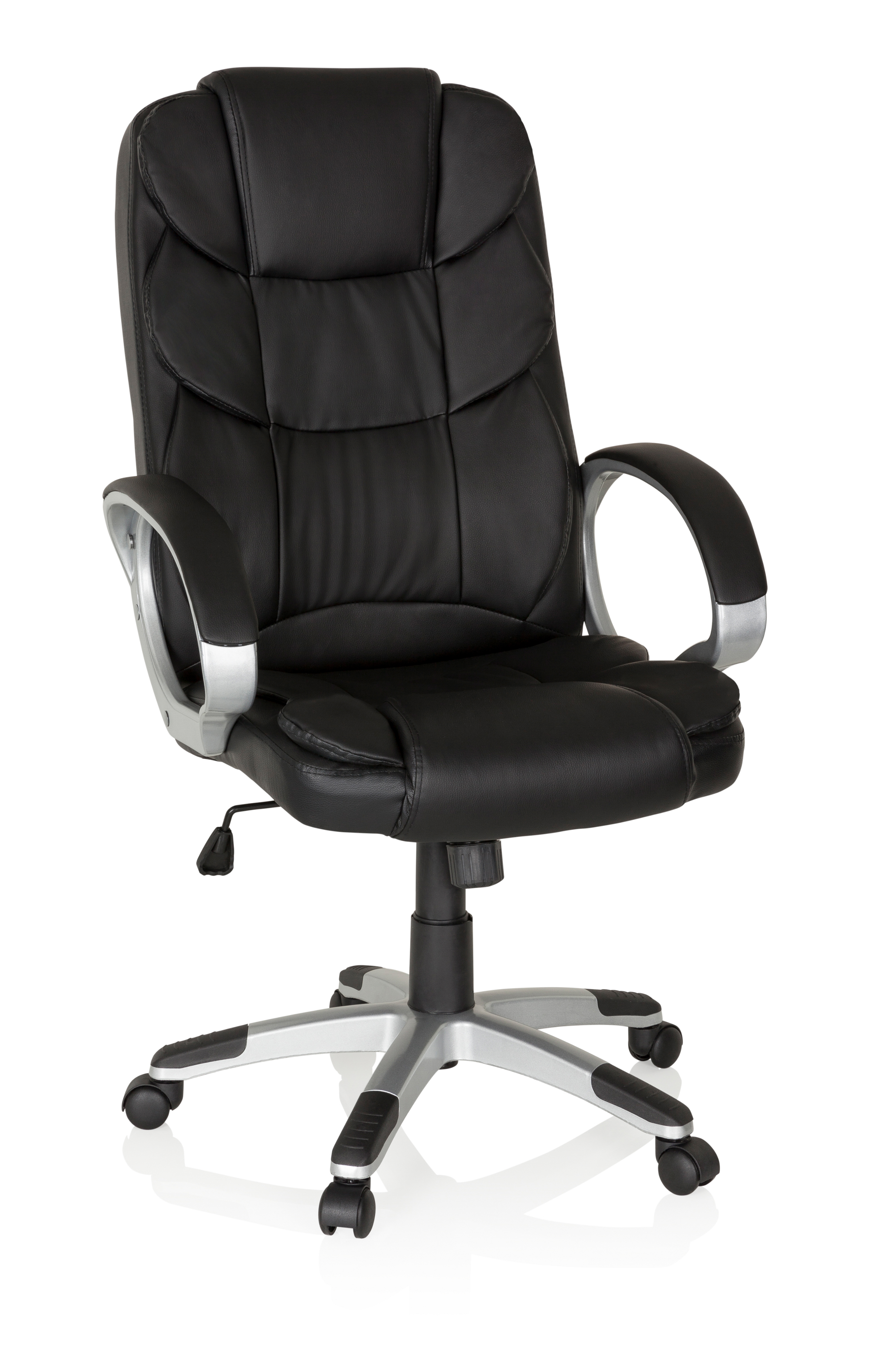 Office chair Faux leather Black