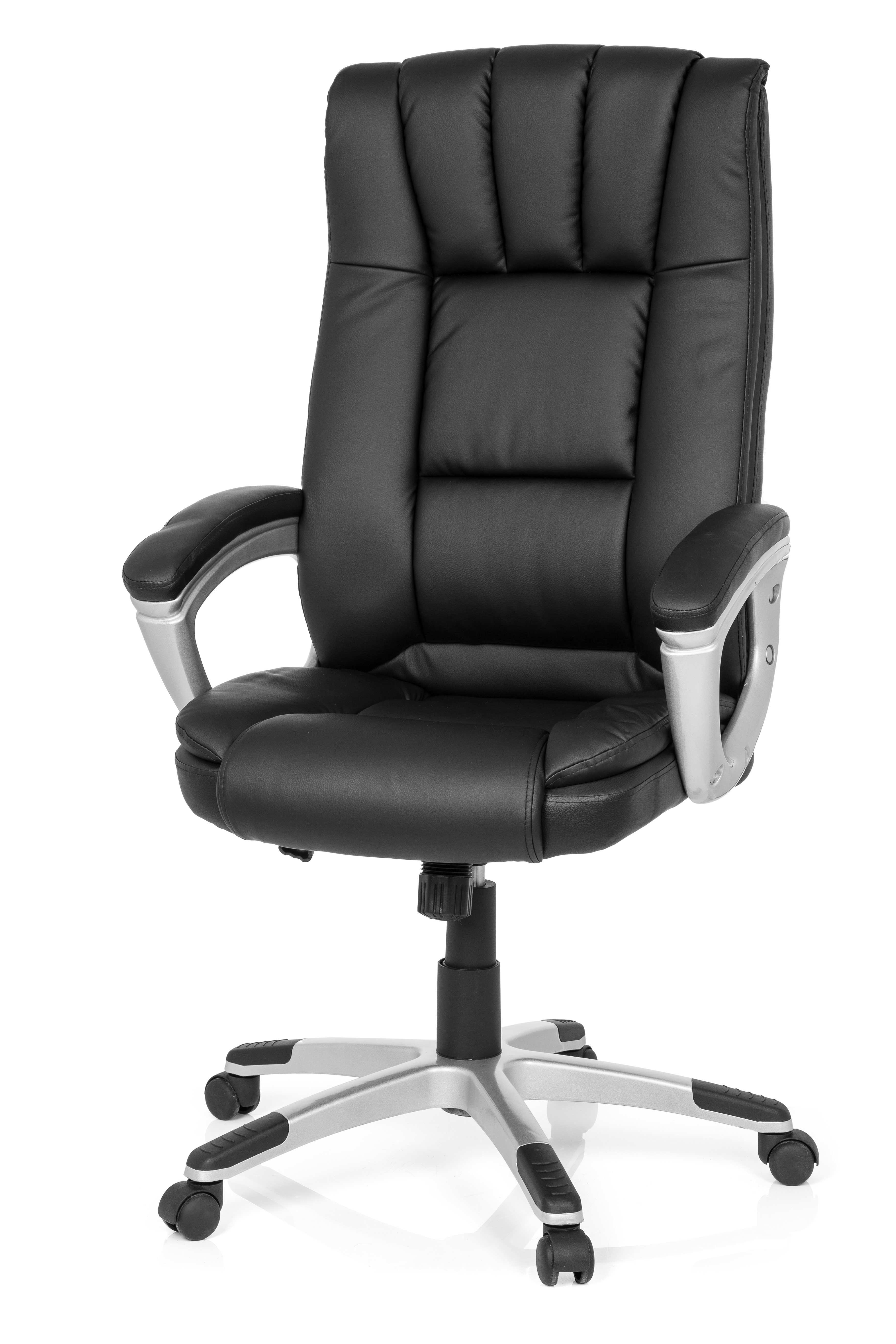 Office chair faux leather black