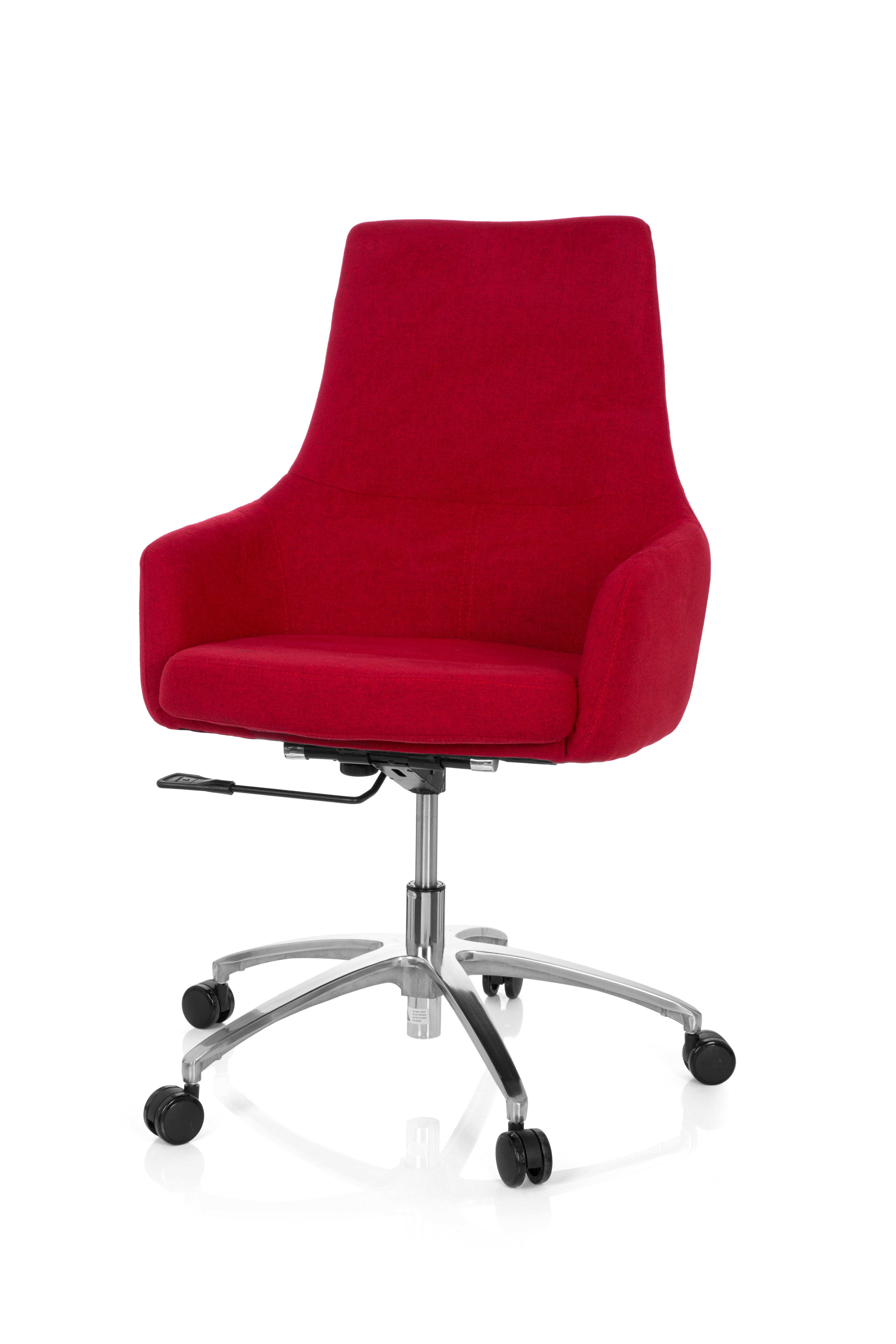 Office chair fabric cover red