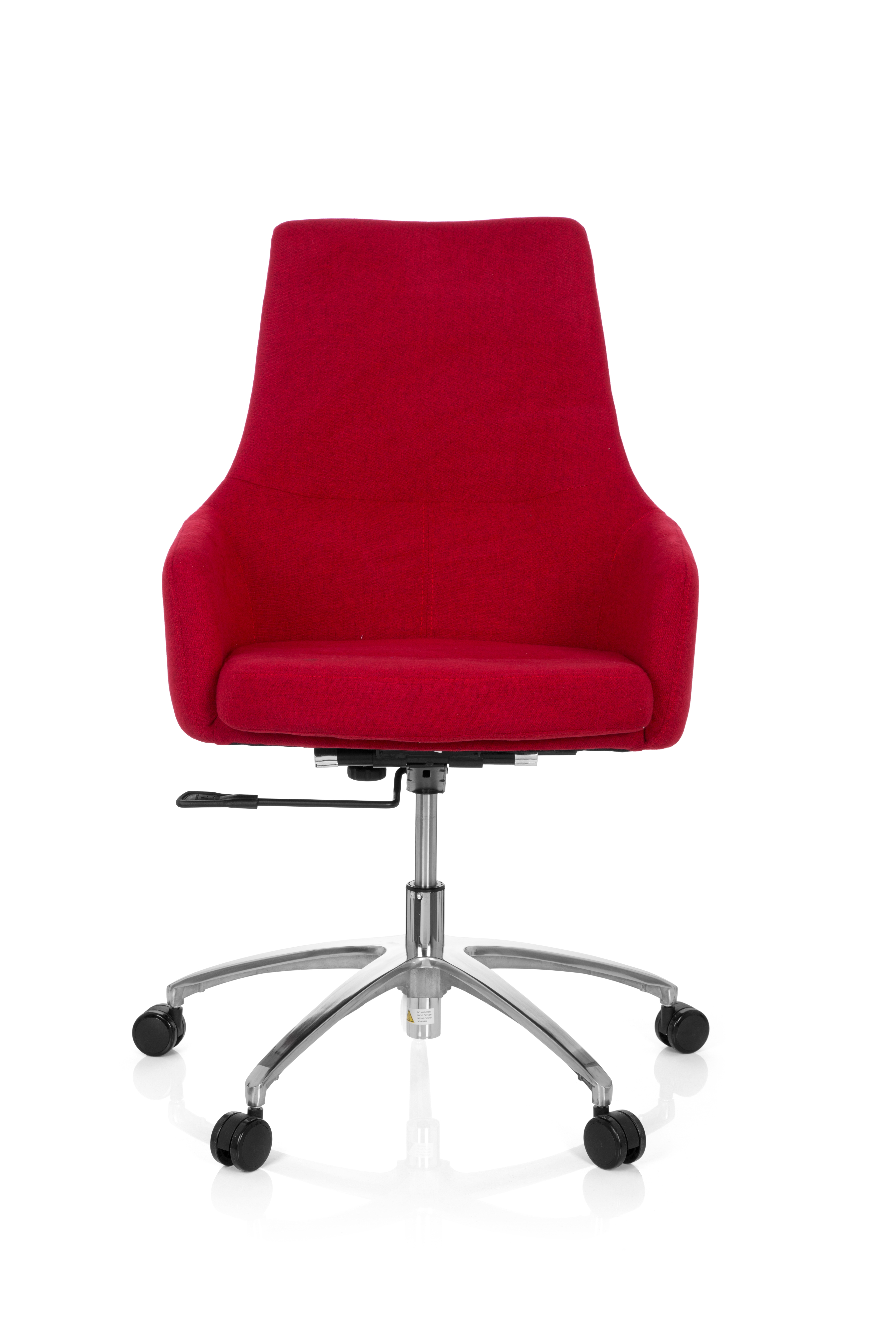 Office chair fabric cover red