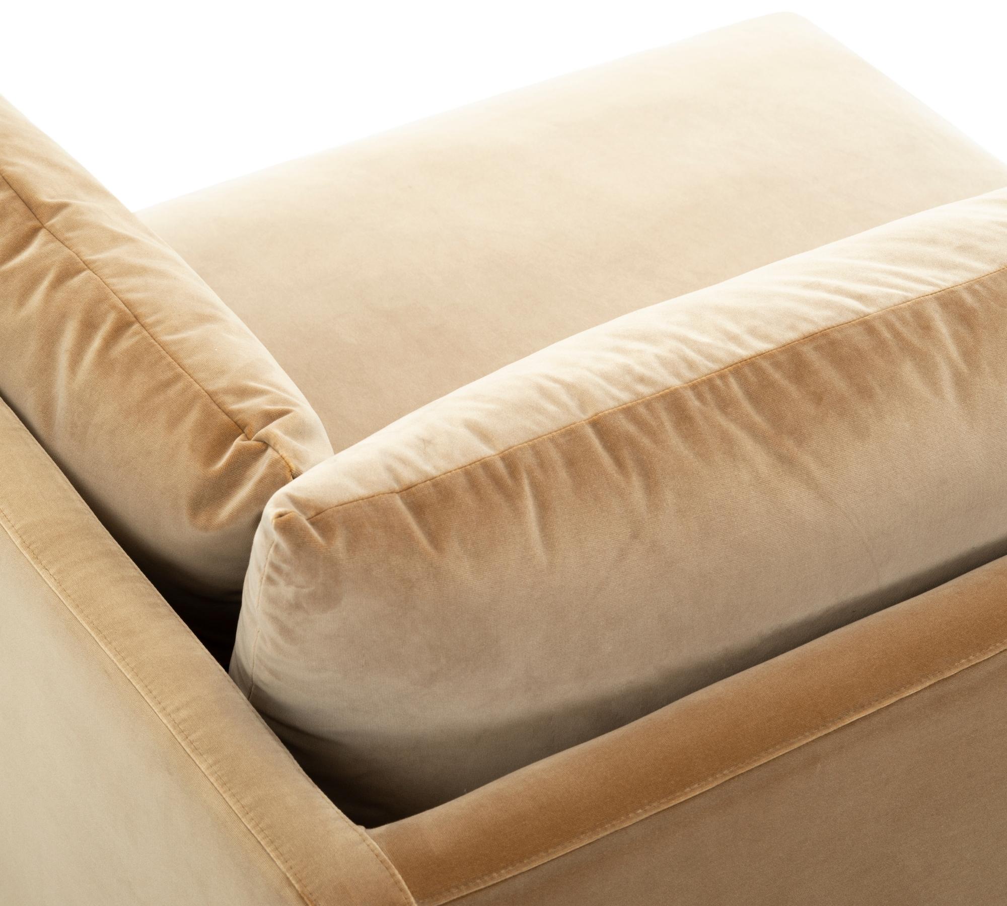 Vincent 1-Sitzer Modul rechts Velour Matt Beige