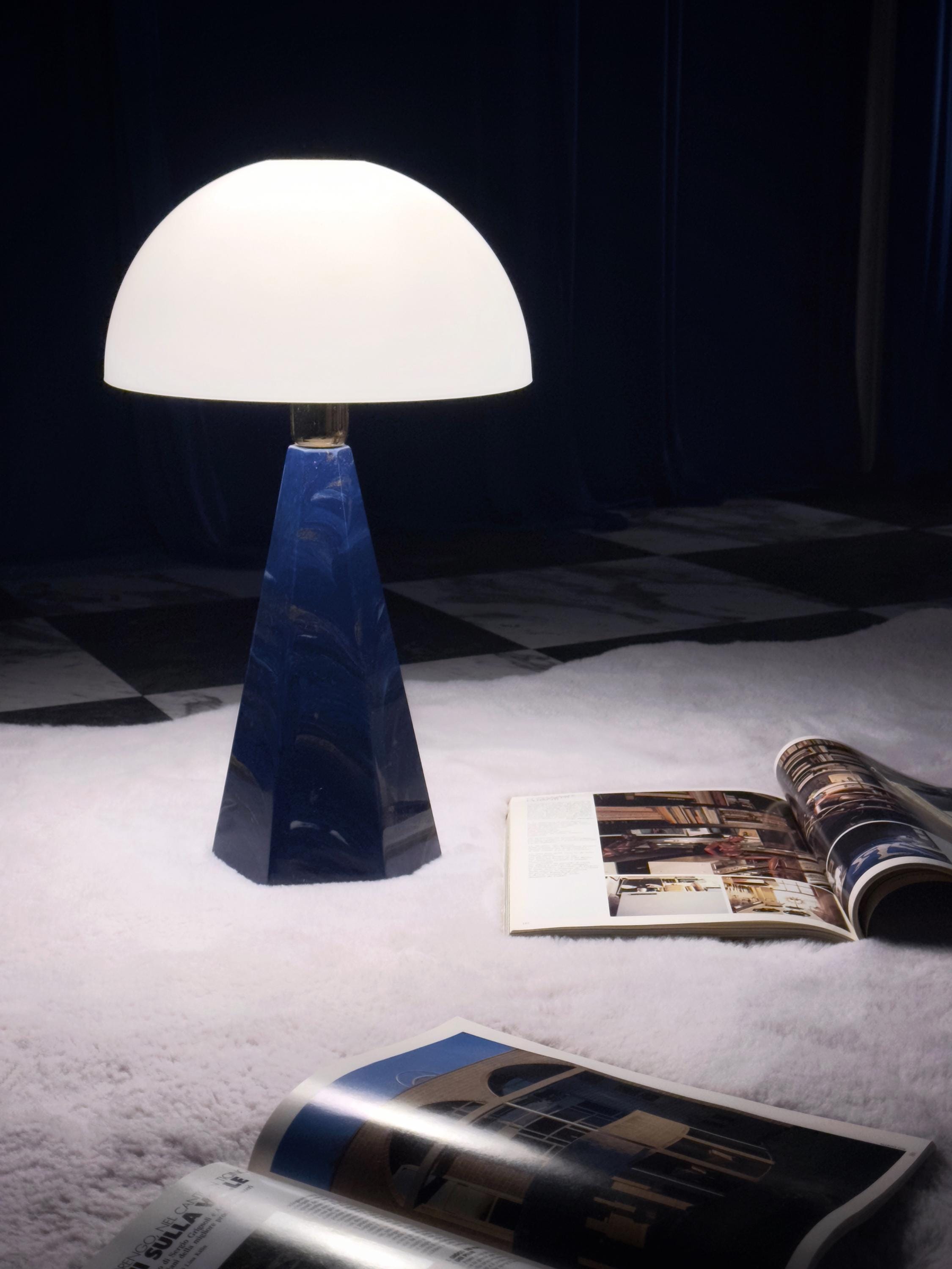 2er Set italienische Tischlampen „Prisma“