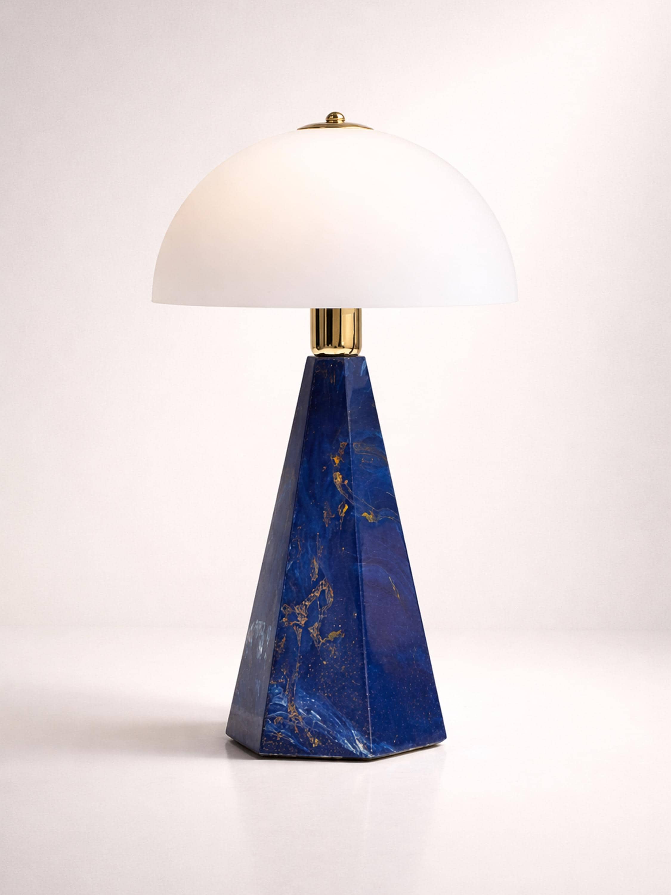 2er Set italienische Tischlampen „Prisma“