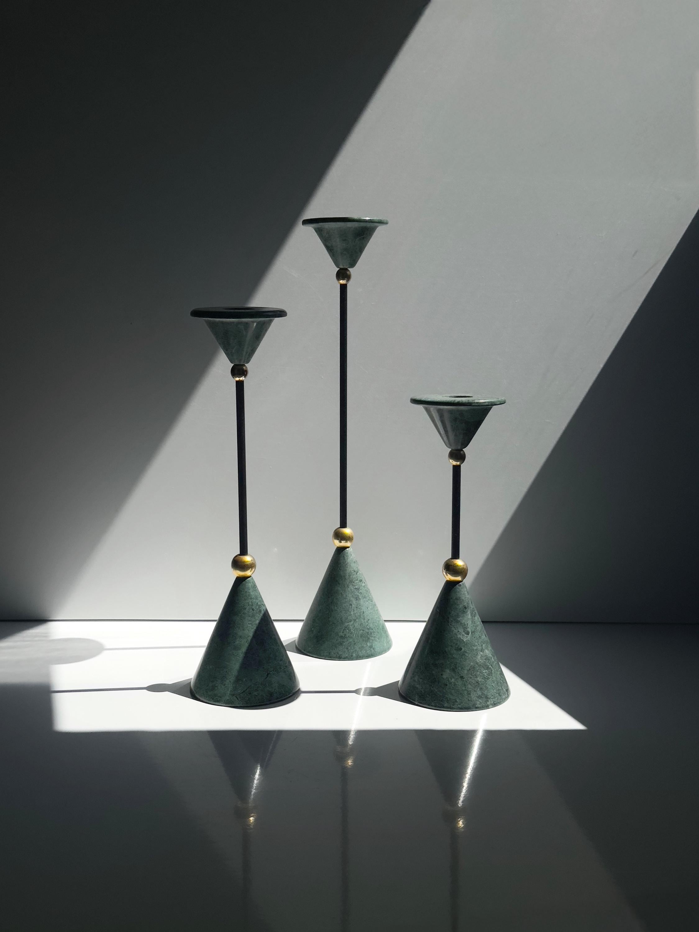 3er Set Christian de Beaumont zugeschriebene Postmodern
