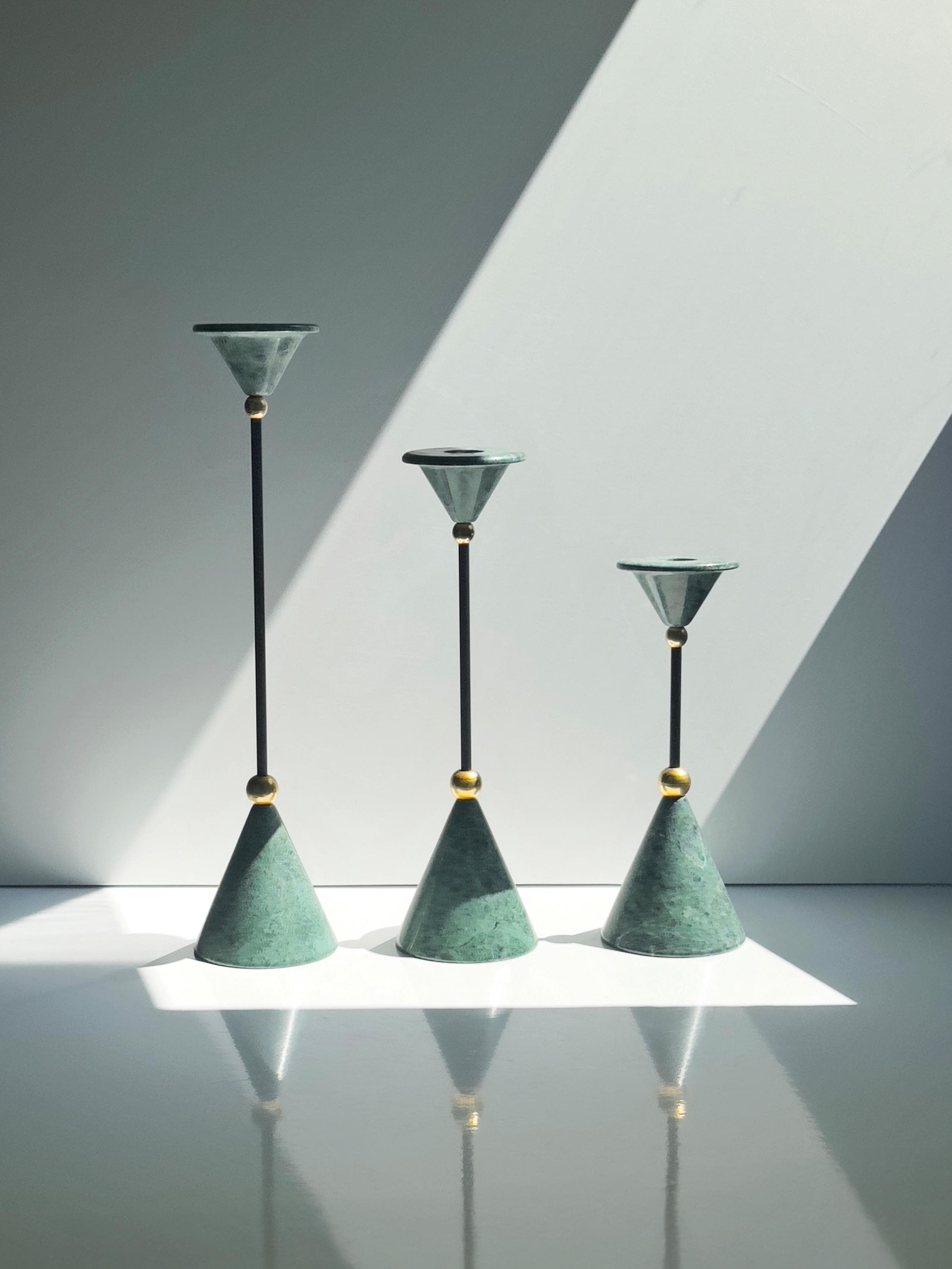 3er Set Christian de Beaumont zugeschriebene Postmodern
