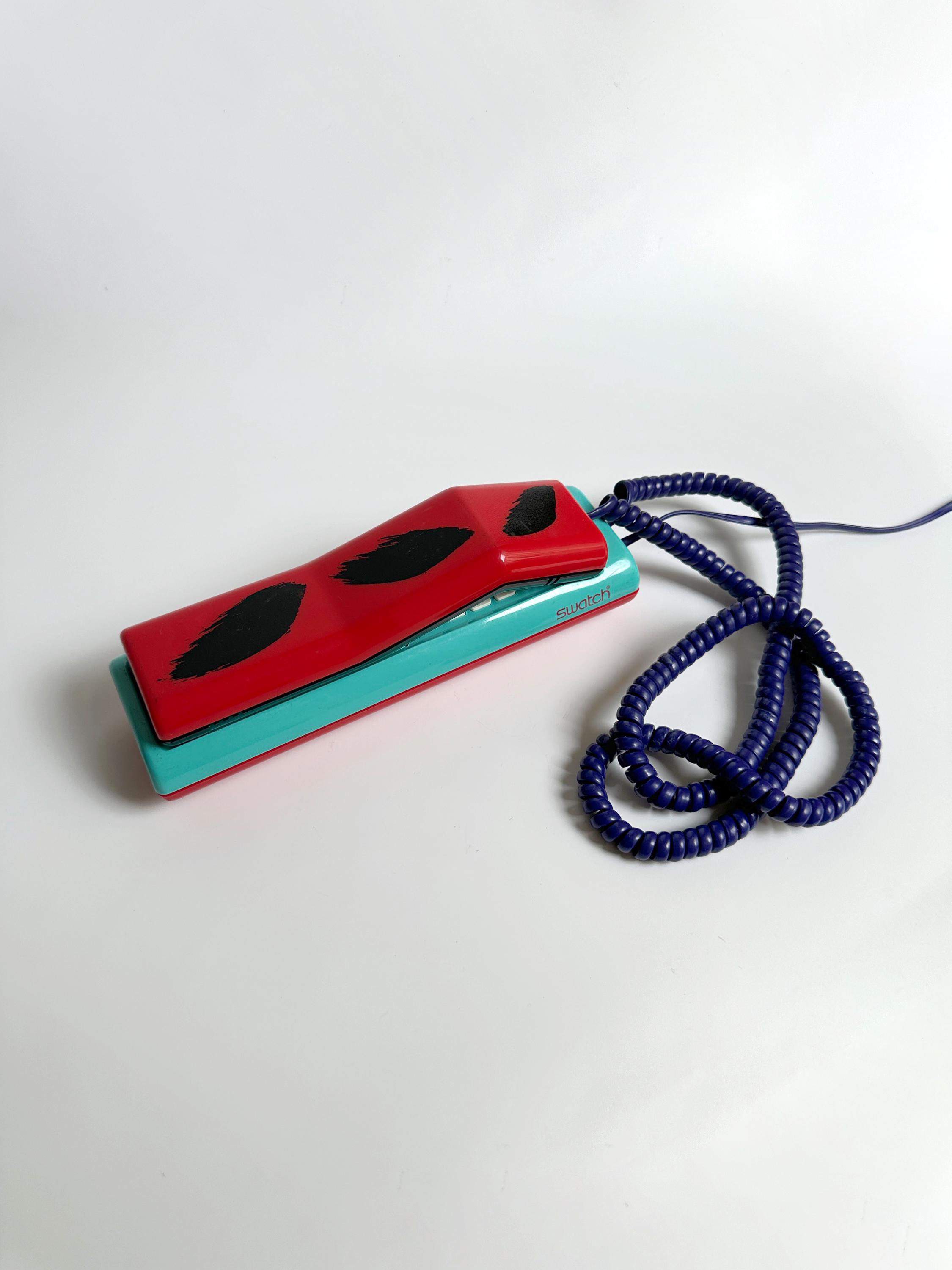 Swatch twin phone memphis milano