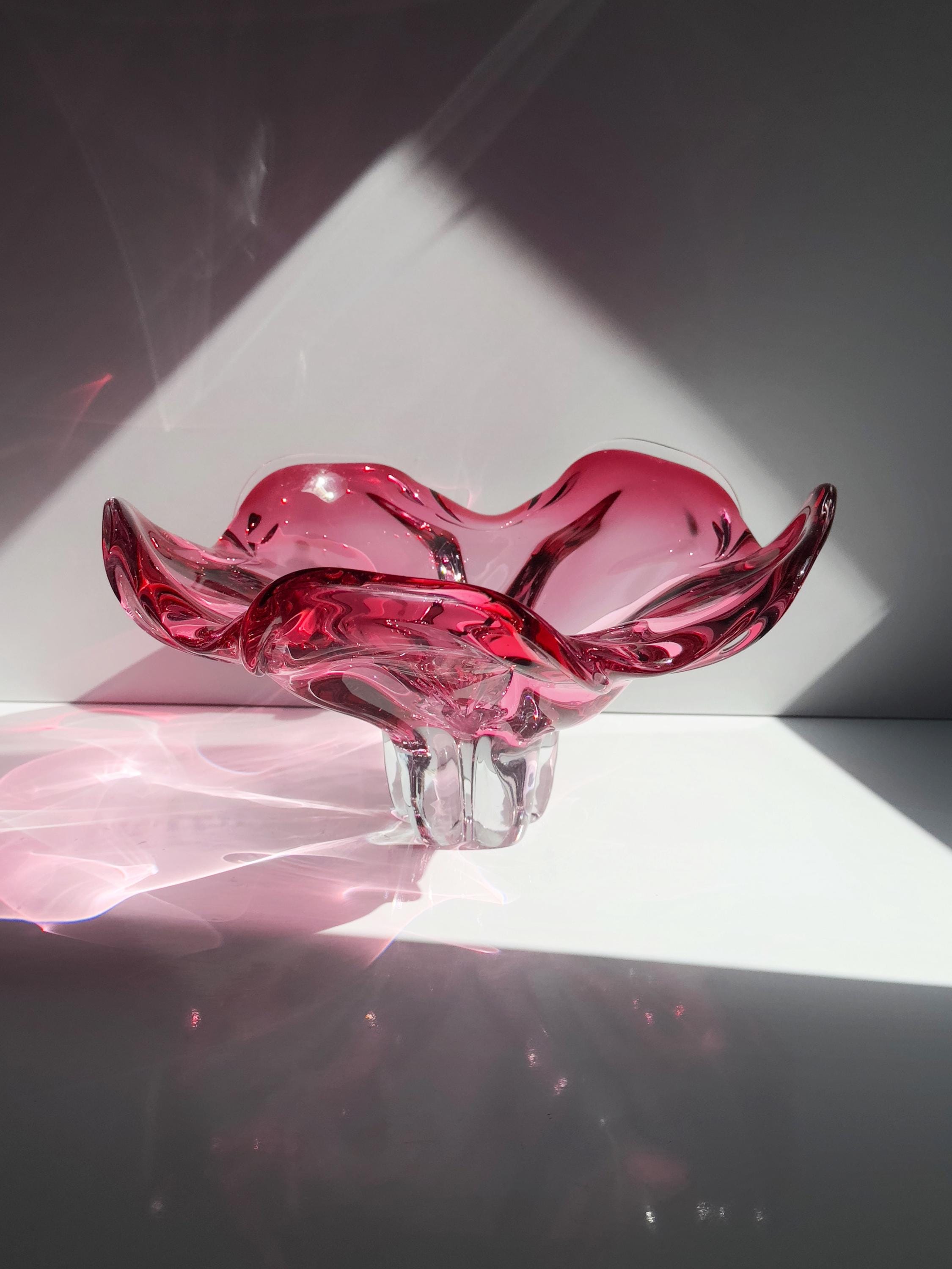 Josef Hospodka für Chřibská XL Cranberry Glasschale