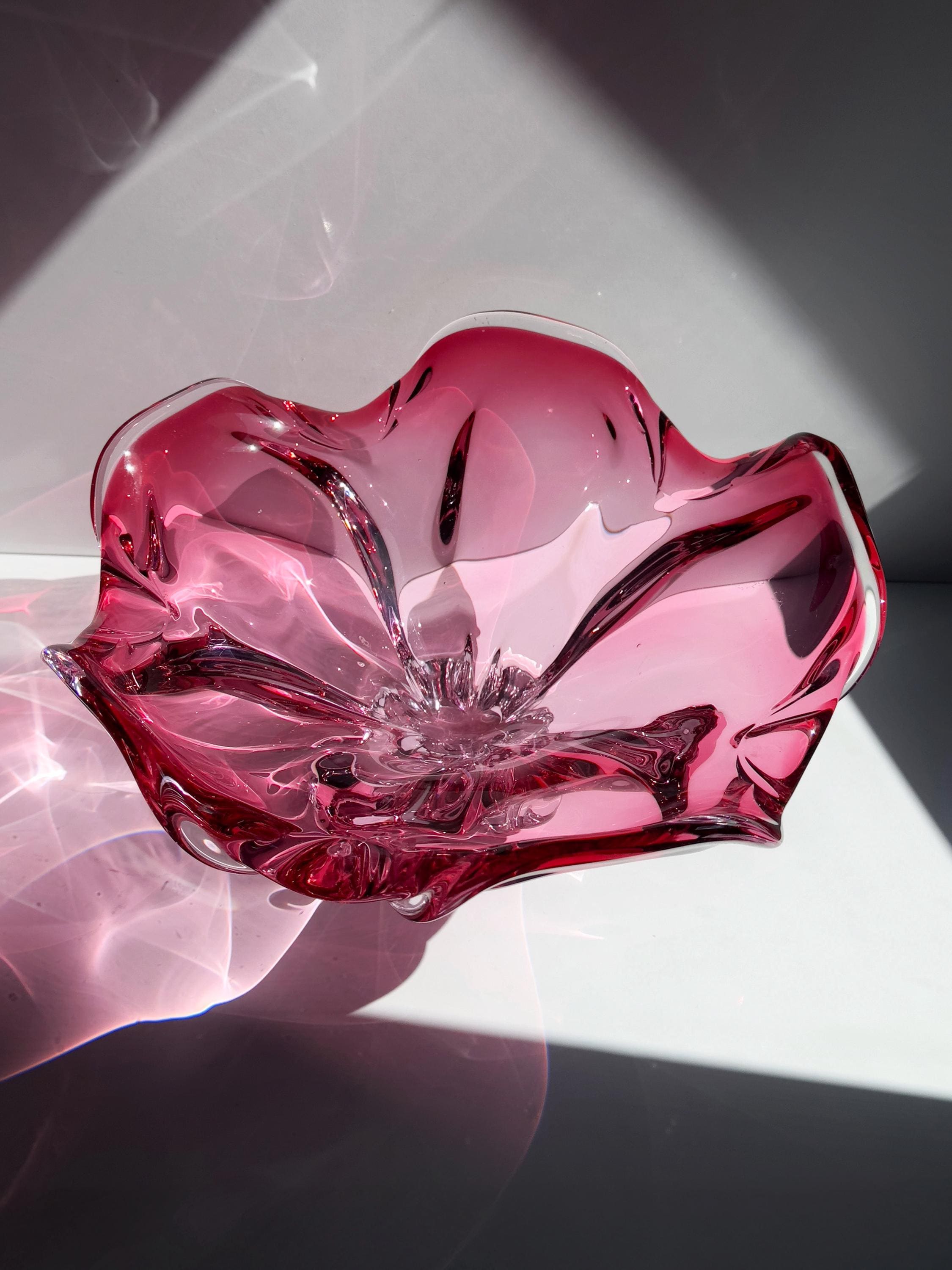 Josef Hospodka für Chřibská XL Cranberry Glasschale