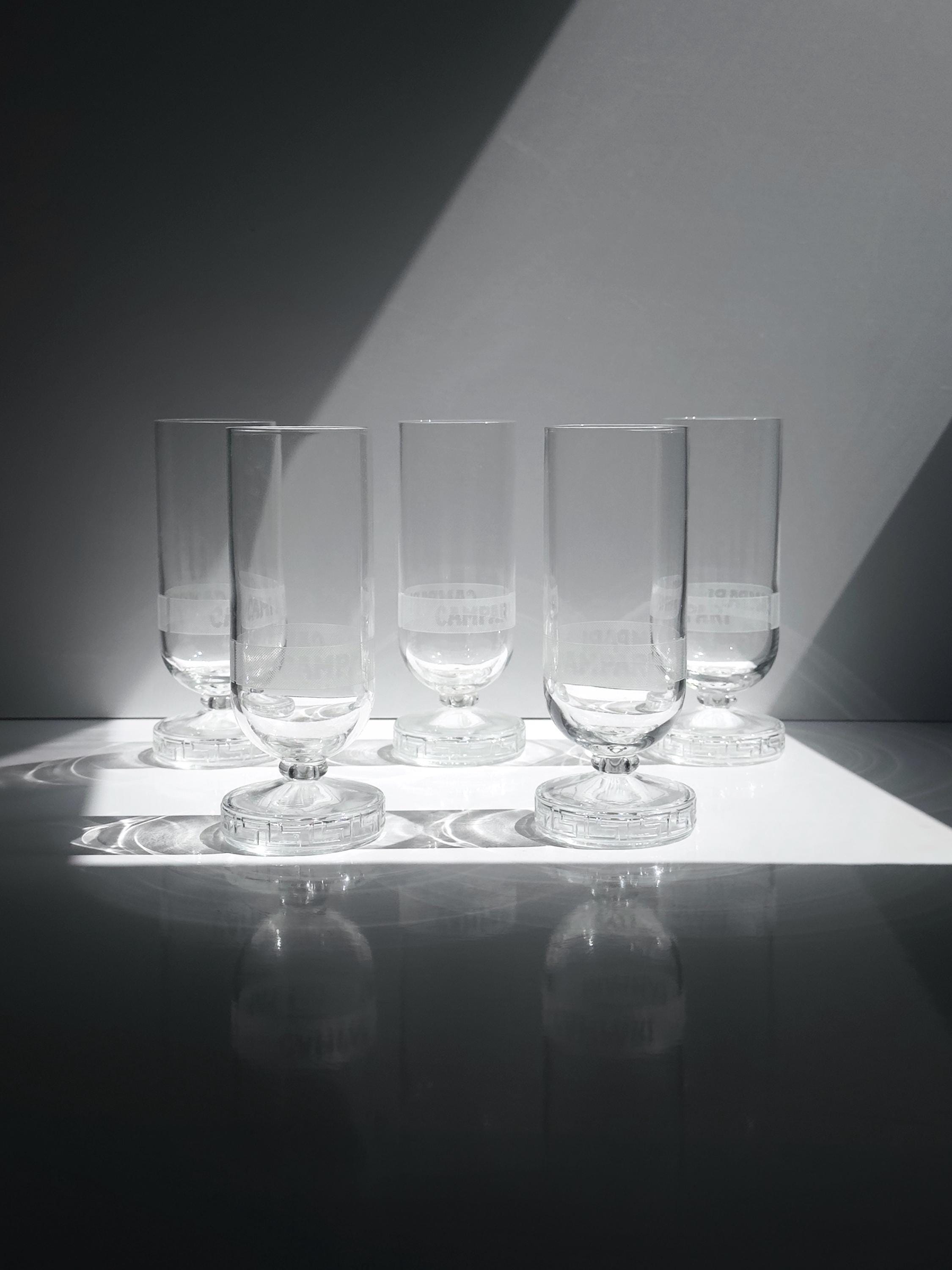5 Campari „Greca“ Bittergläser von Matteo Thun für Alessi