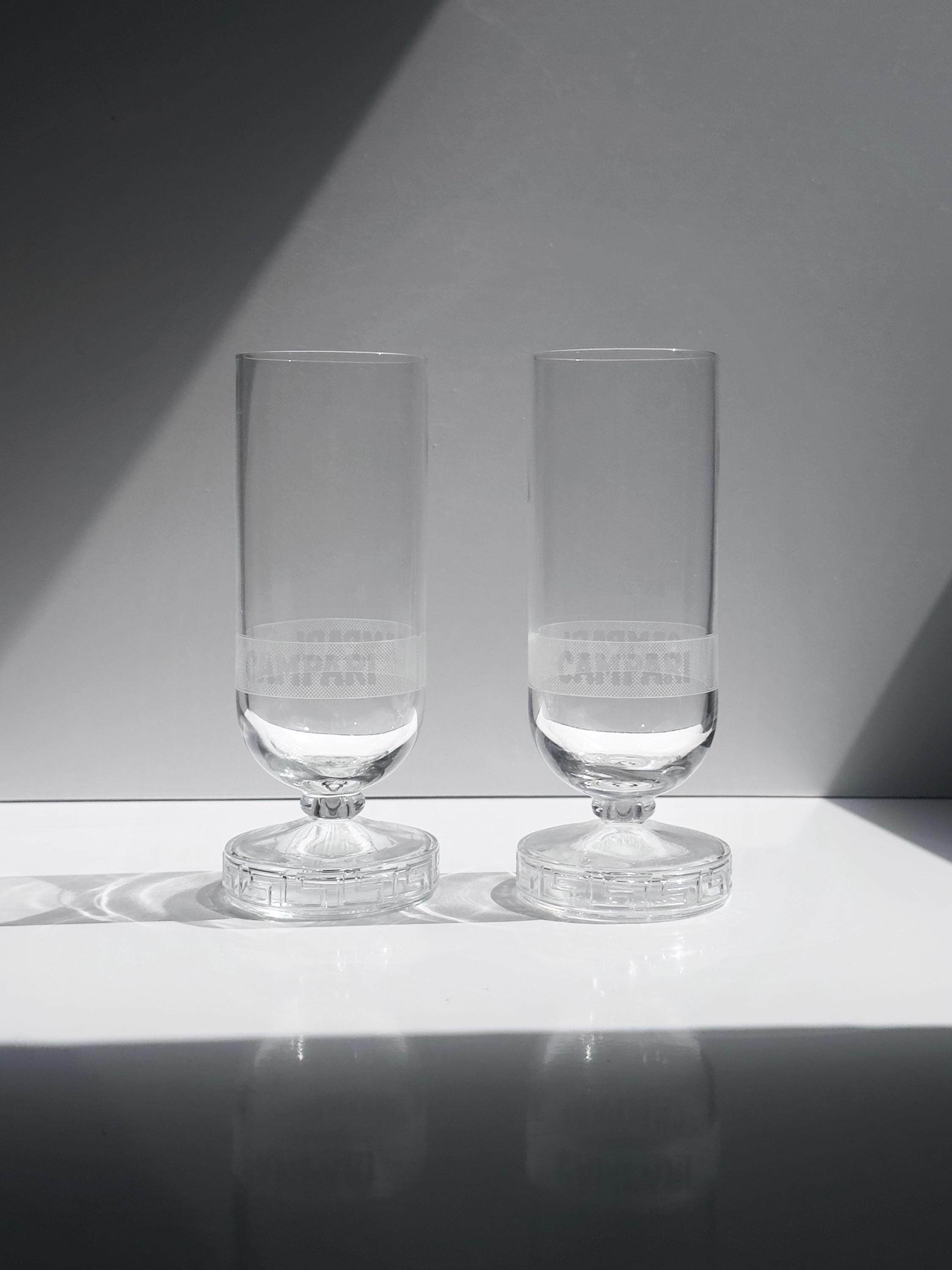 5 Campari „Greca“ Bittergläser von Matteo Thun für Alessi