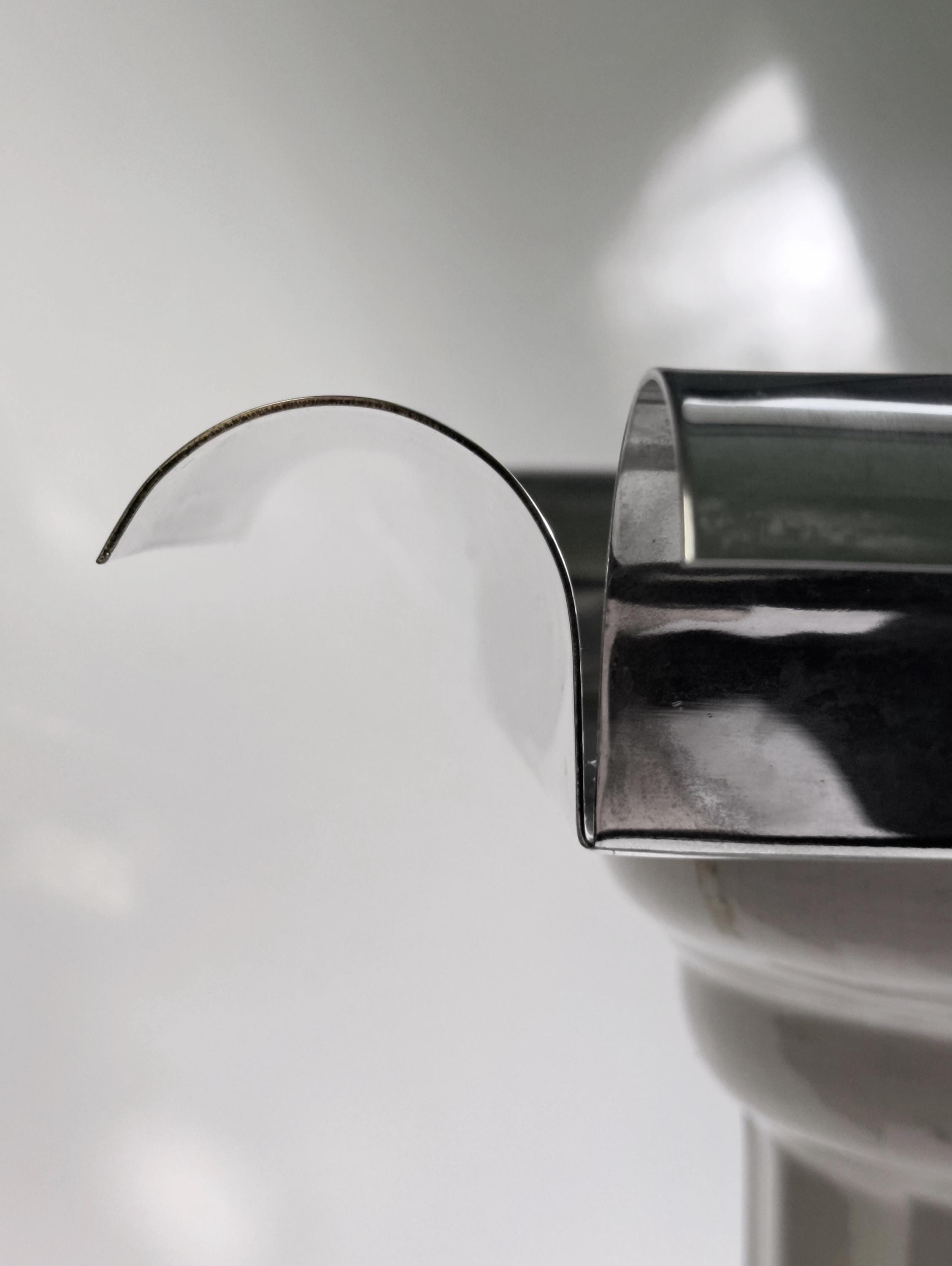 Cleto Munari versilberte Obstschale / Tafelaufsatz