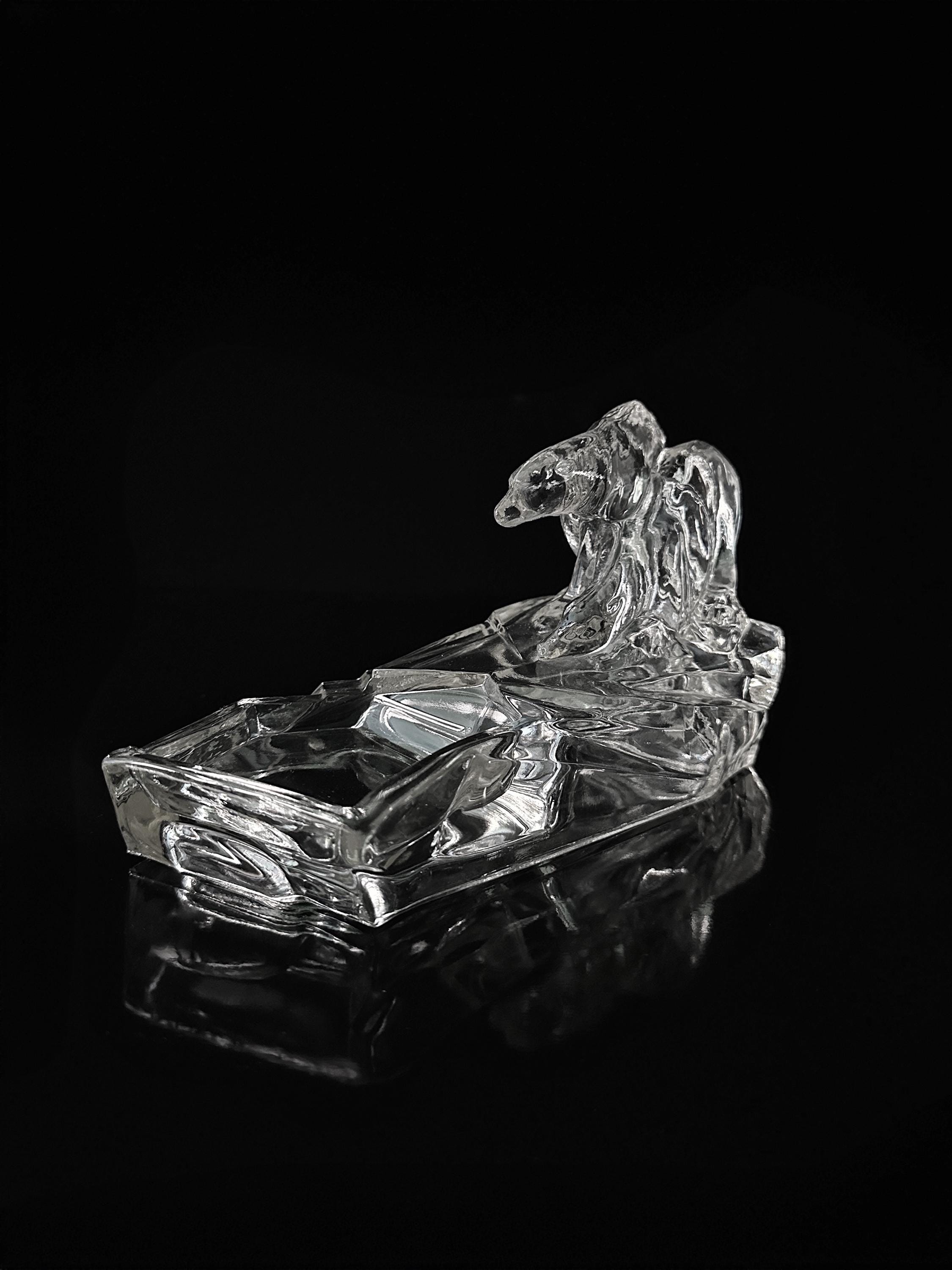 Karel Zentner für Libochovice Art-Deco Eisbären-Aschenbecher