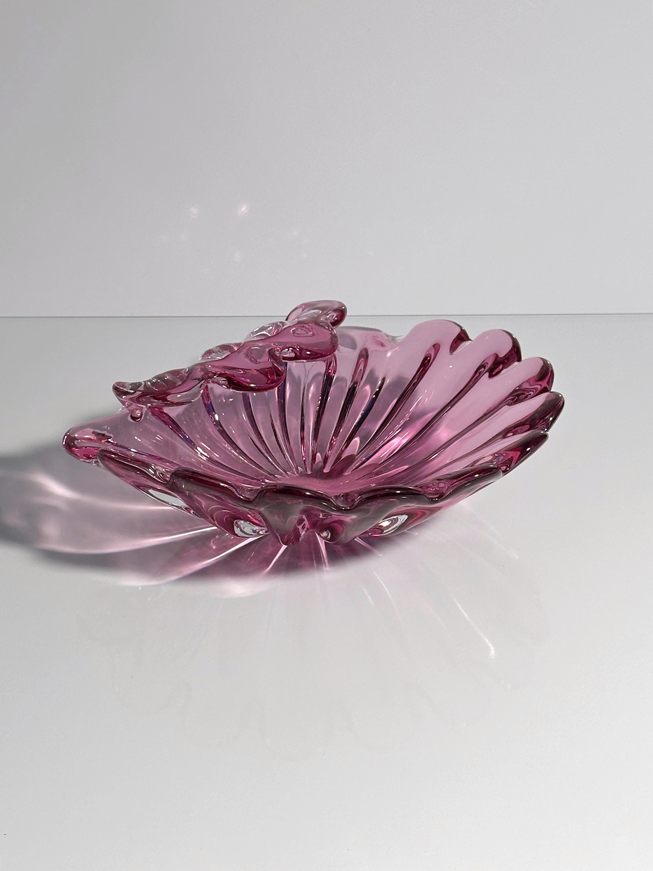 Formia Vetri Murano große Glasschale in Muschelform