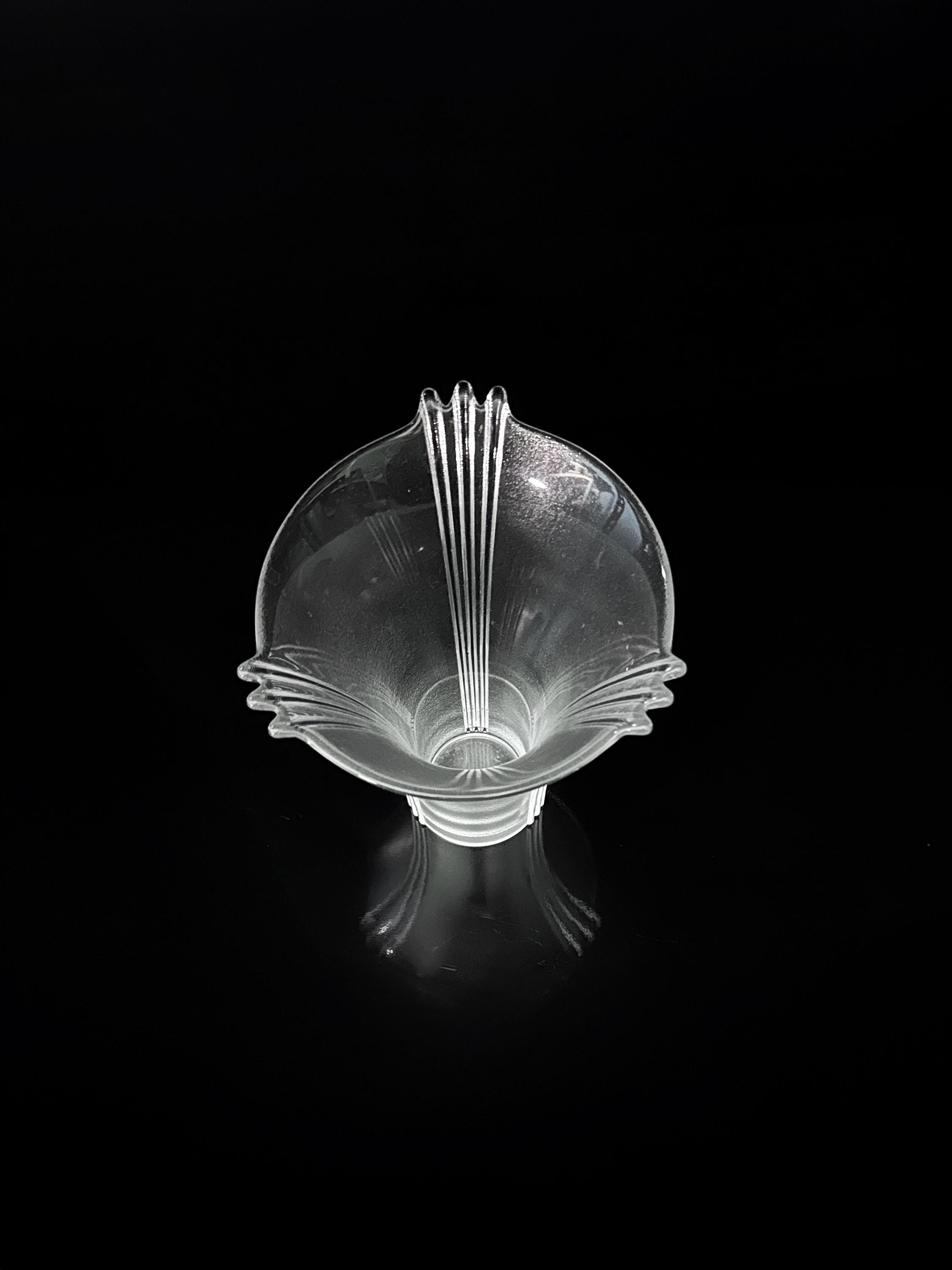 Vintage Bleikristall Vase aus Italien