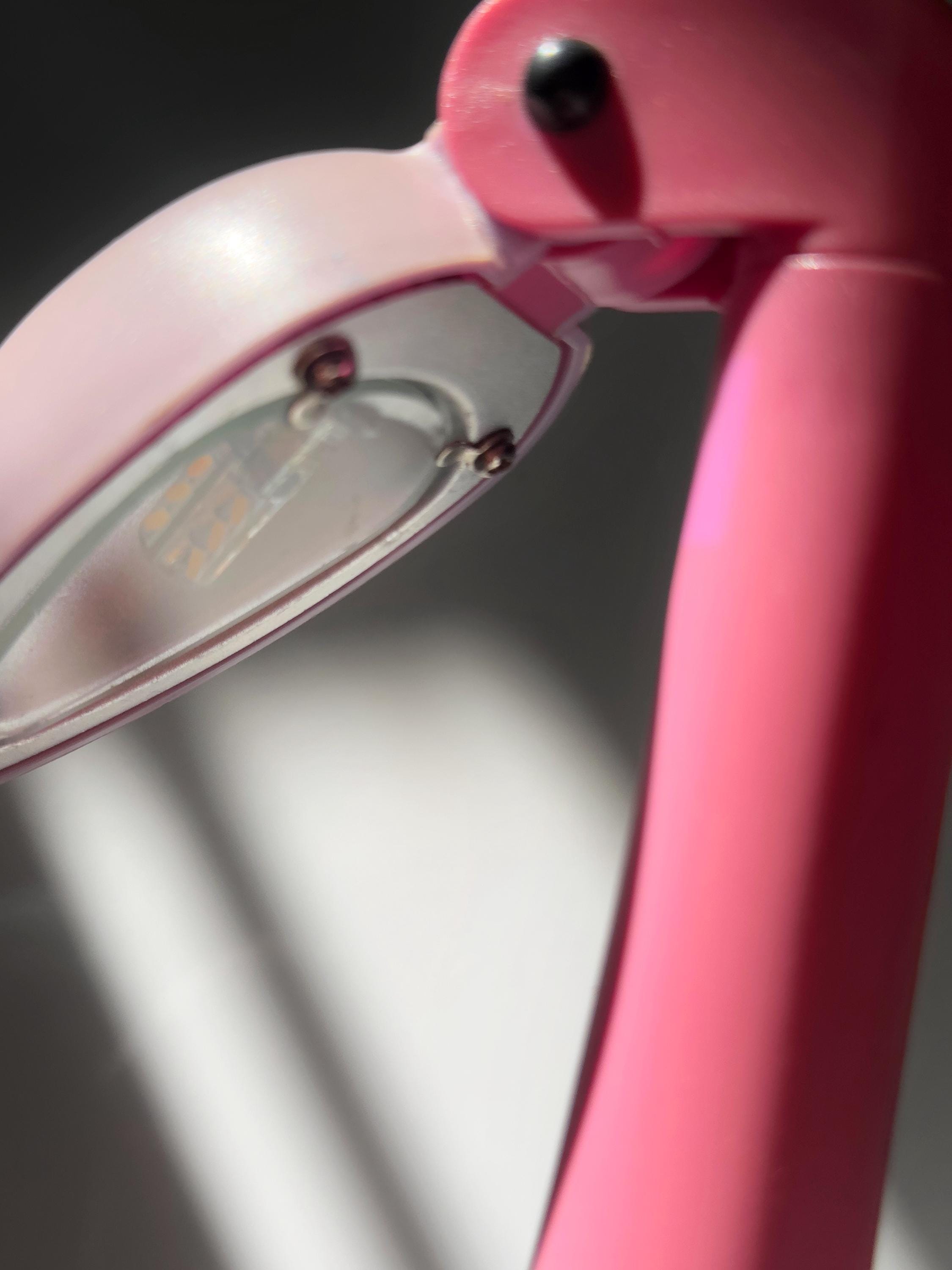 Vintage Flamingo Tischlampe in Pink