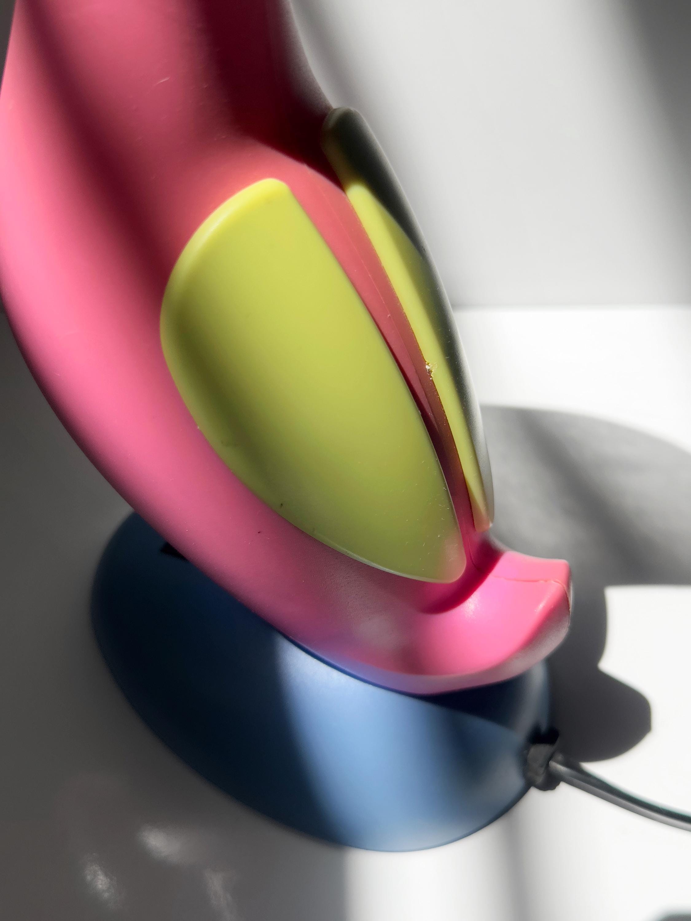 Vintage Flamingo Tischlampe in Pink