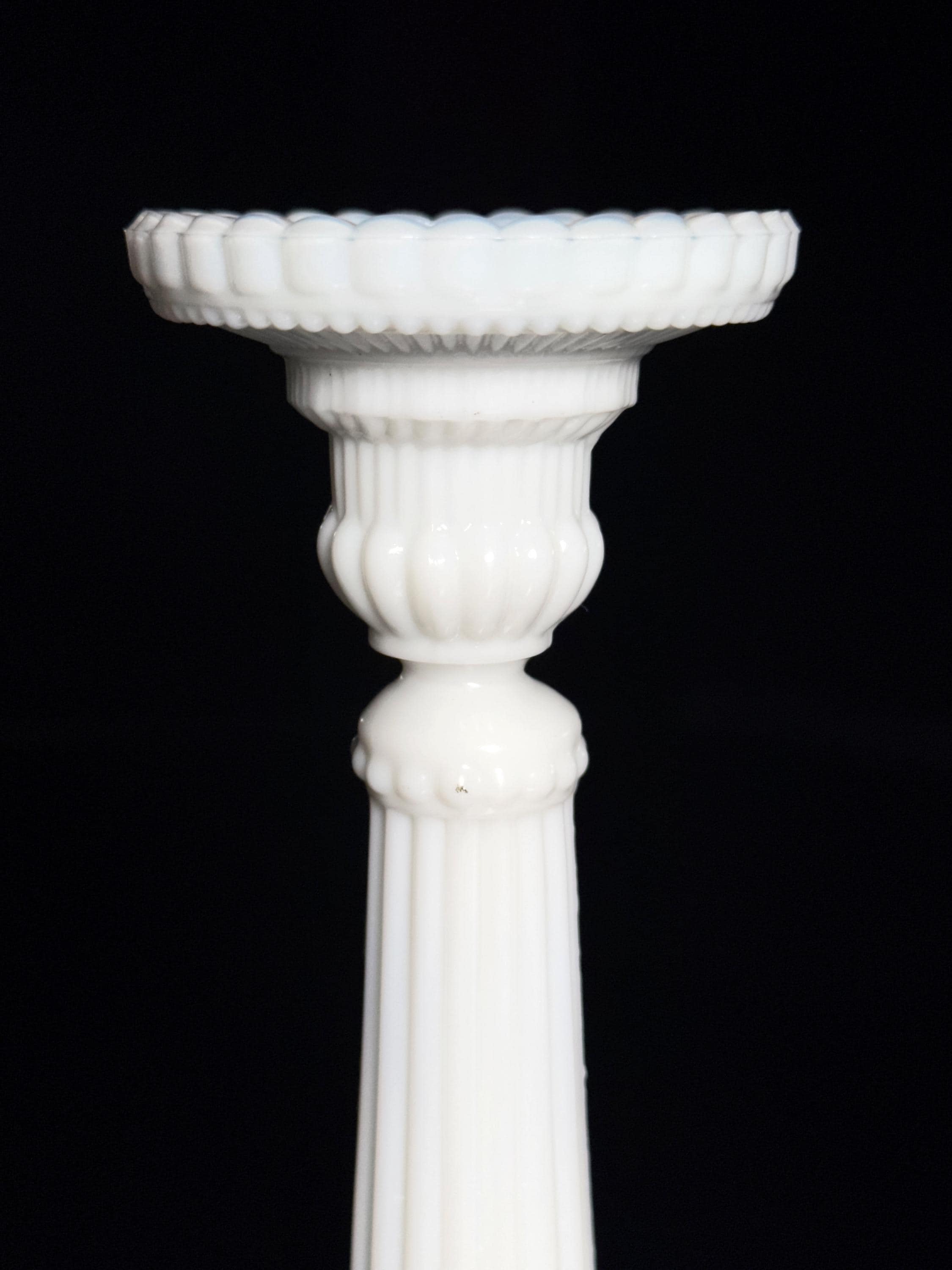 Vallérysthal Opalglas Kerzenhalter Modell 3343