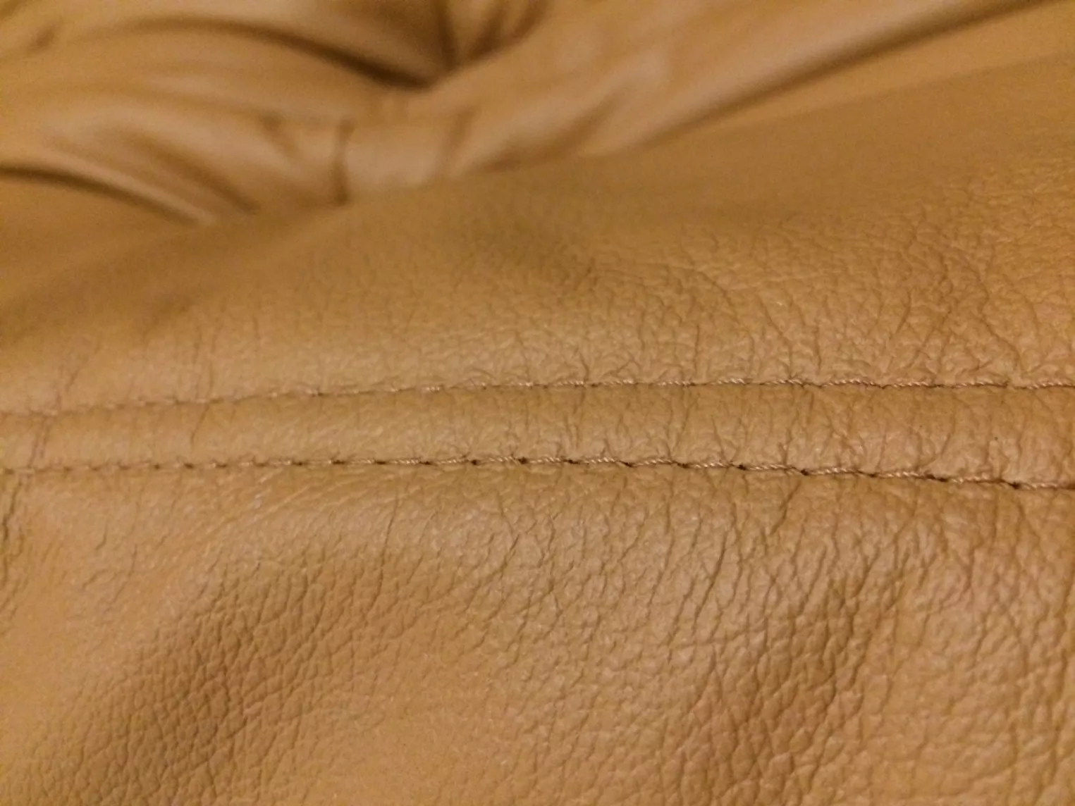 Togo Sofa 2-Sitzer Leder Beige