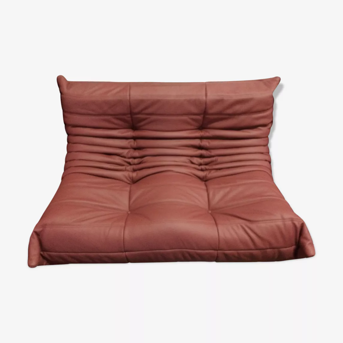 Togo Sofa 2-Sitzer Leder Rot