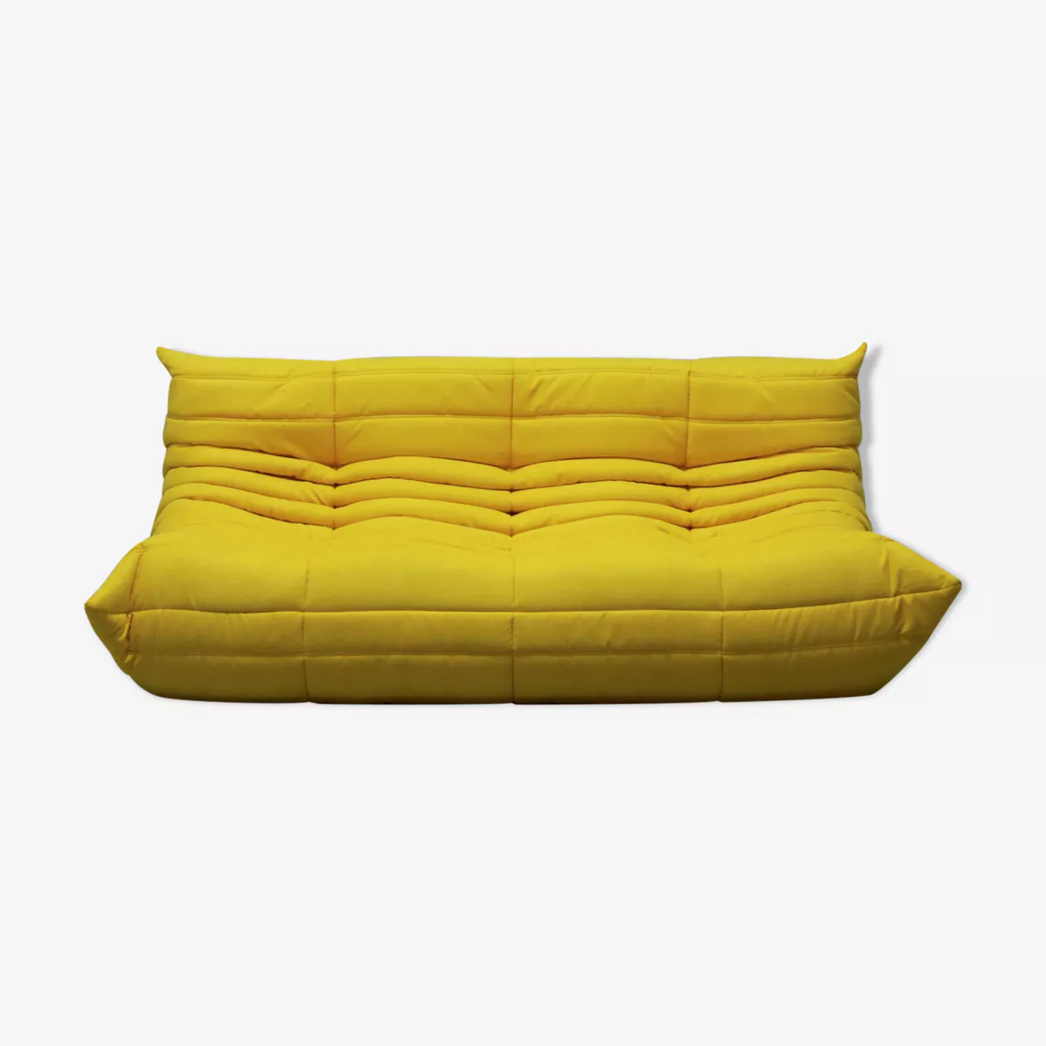 Togo Sofa 3-Sitzer Textil Gelb