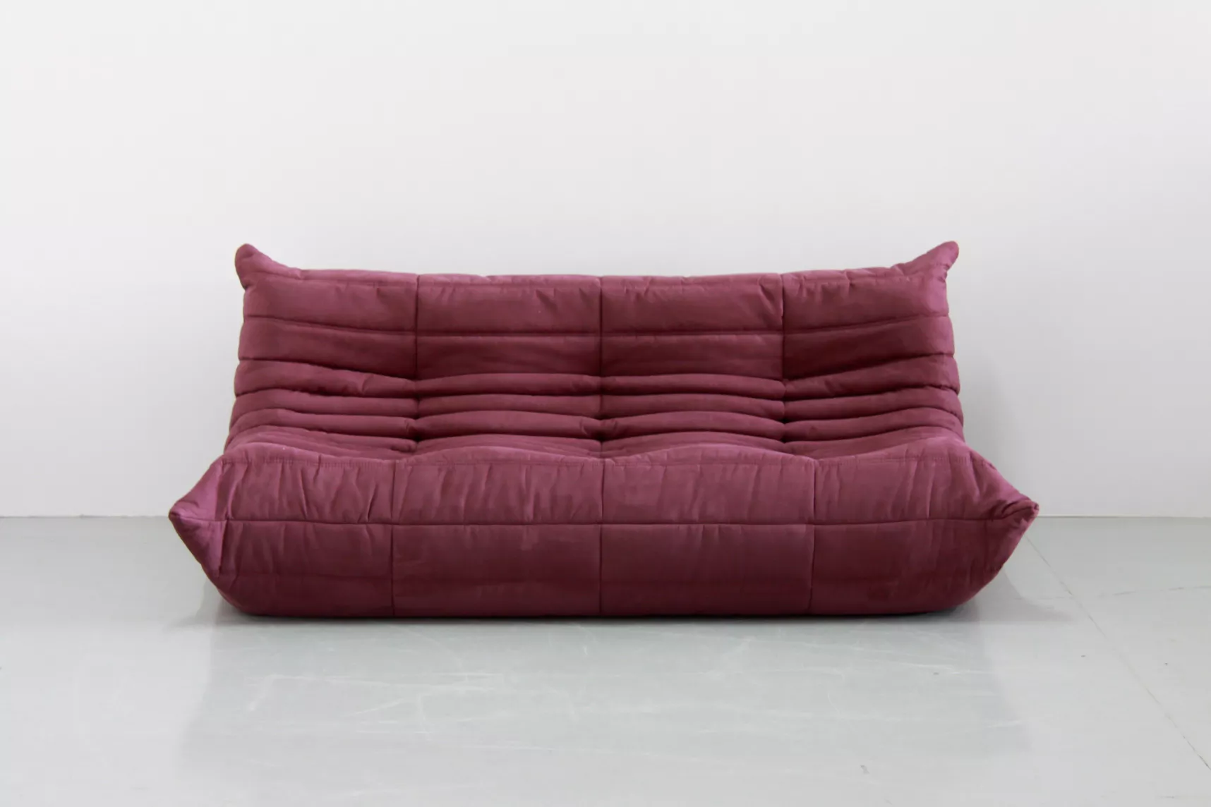 Togo Sofa 3-seater Textile Fuchsia