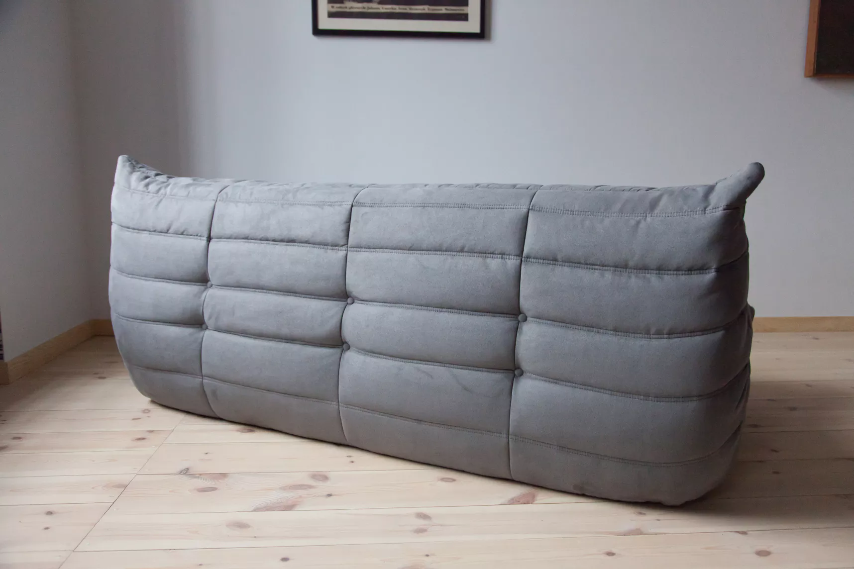 Togo Sofa 3-seater Textile Grey